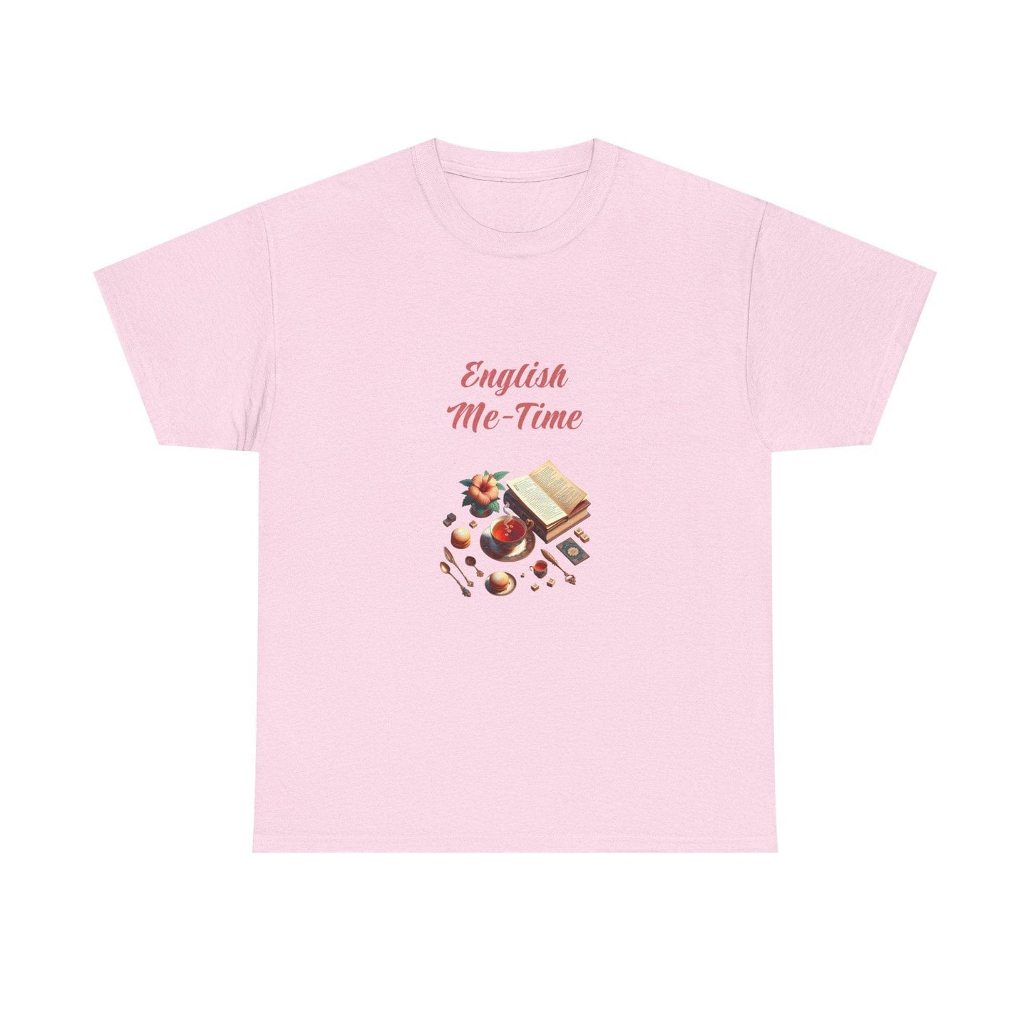 English Me-Time - A Unisex Heavy Cotton Tee - Perfect for Book Lovers - The Dreamer's Bookshop.