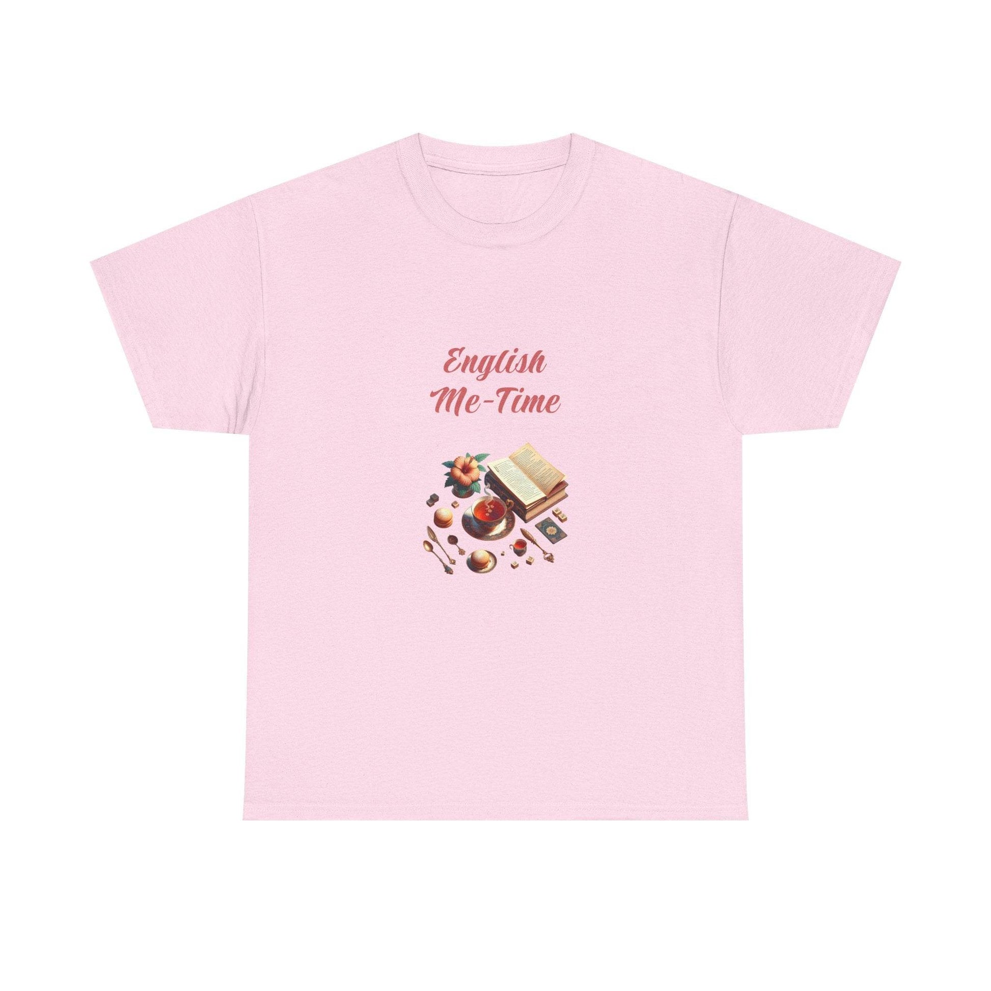 English Me-Time - A Unisex Heavy Cotton Tee - Perfect for Book Lovers - The Dreamer's Bookshop.