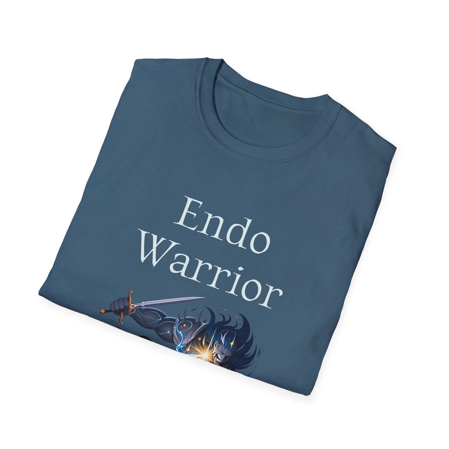 Endometriosis Warrior Unisex Softstyle T-Shirt - Empowering Battle for Women's Health - The Dreamer's Bookshop.