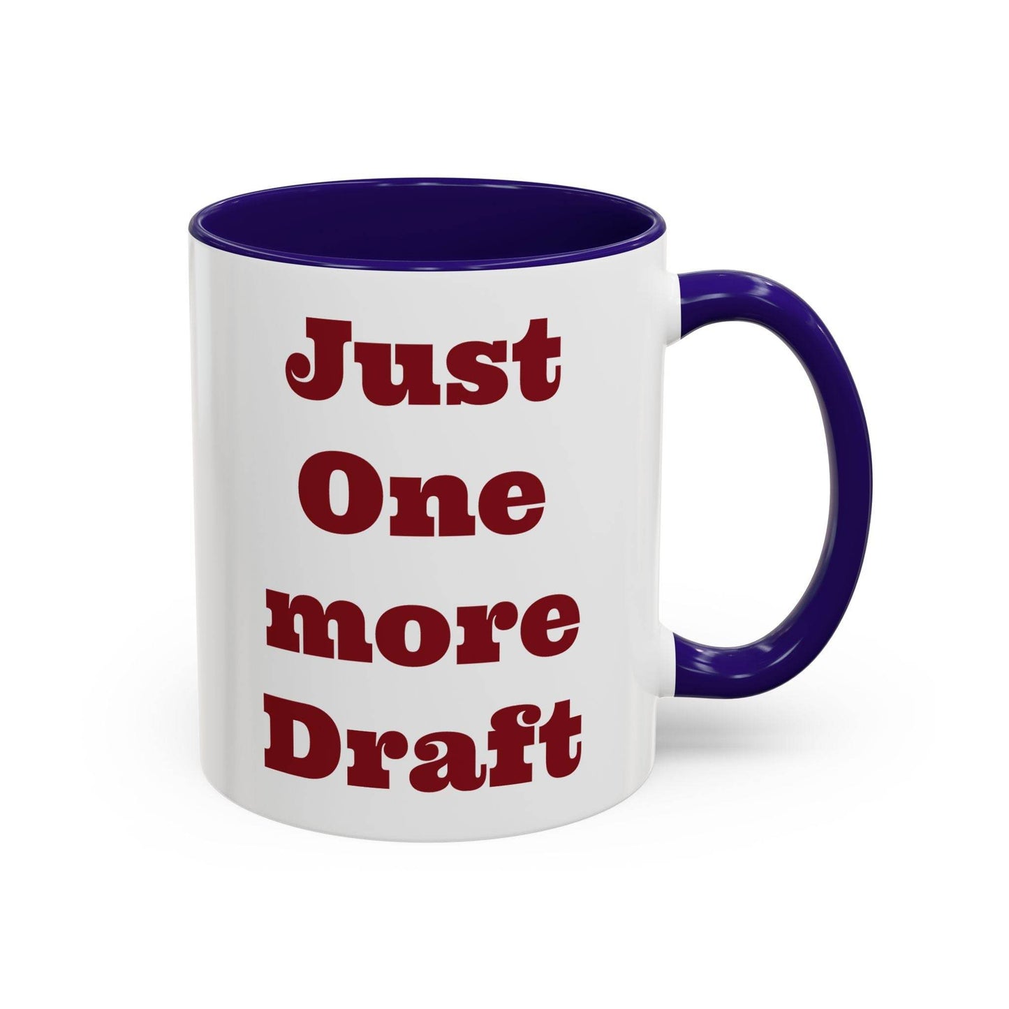 Just One More Draft Colorful Coffee Mug - Perfect Gift for Writers & Coffee Lovers - The Dreamer's Bookshop.