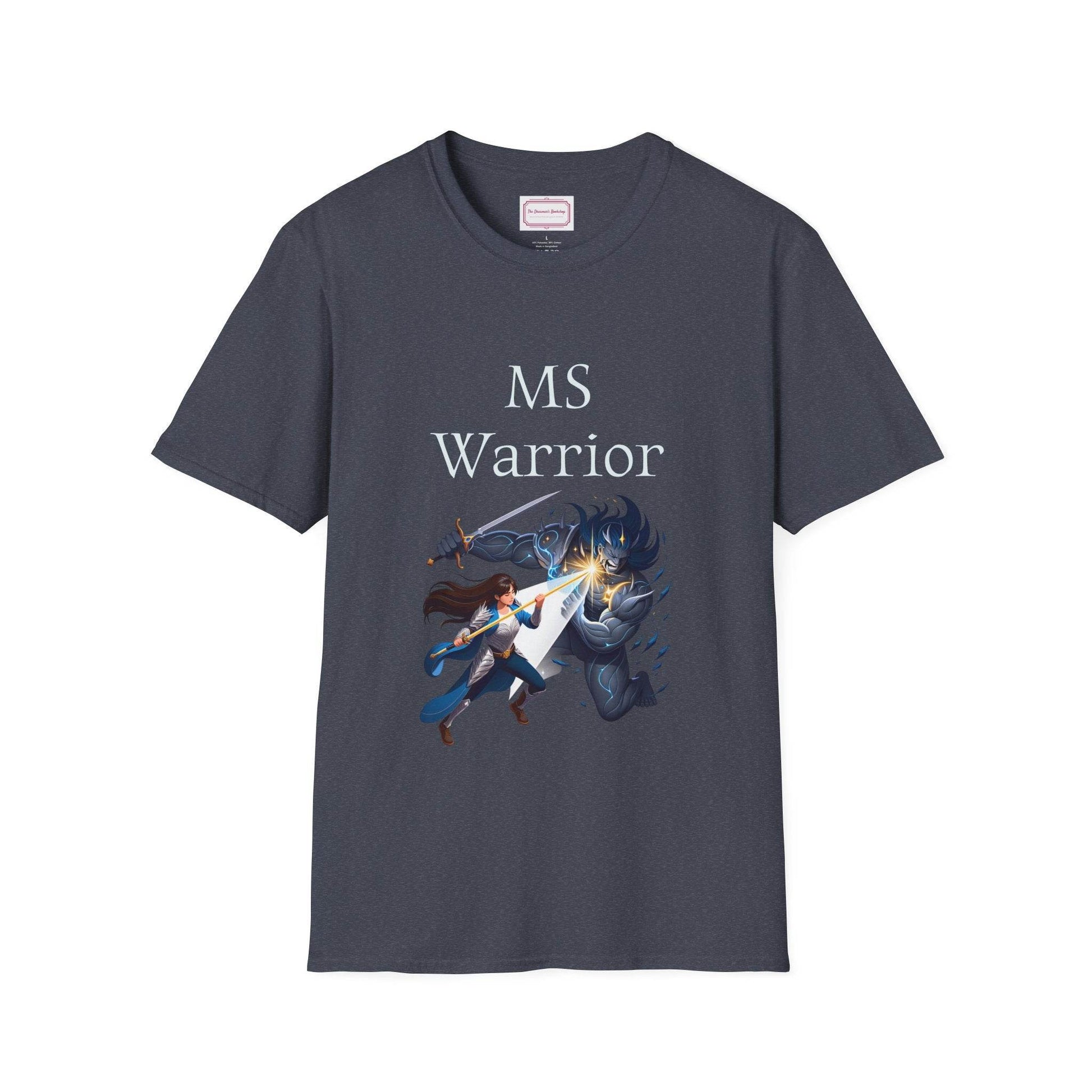 M.S. Warrior Unisex Softstyle T-Shirt - Embrace Your Battles - The Dreamer's Bookshop.