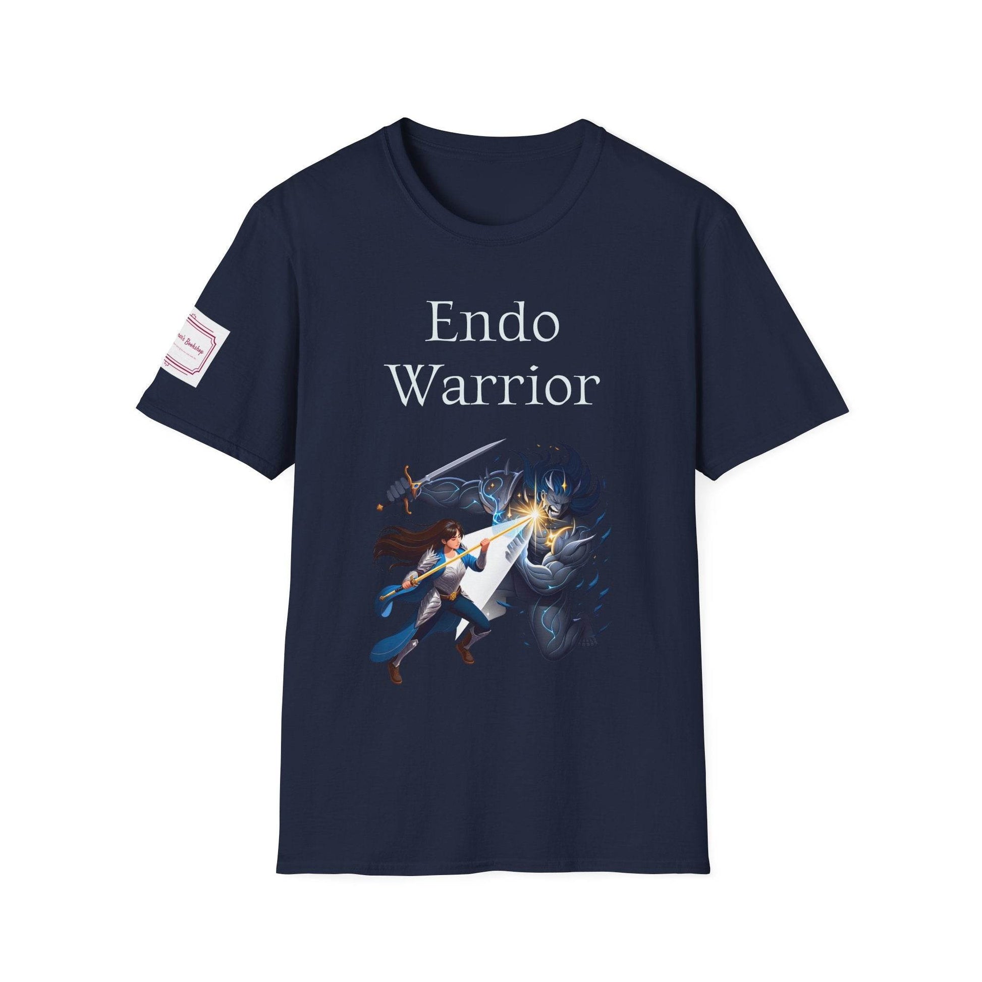 Endometriosis Warrior Unisex Softstyle T-Shirt - Empowering Graphic Tee for Women's Health Awareness - The Dreamer's Bookshop.