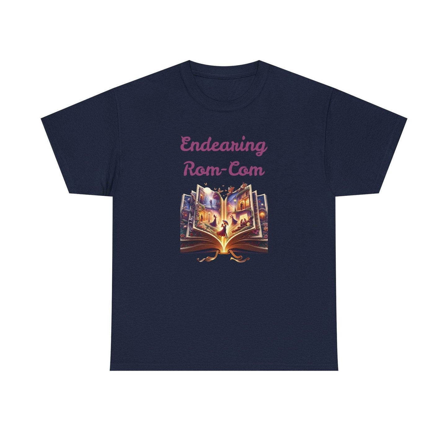 Endearing - Graphic Tee - Unisex Heavy Cotton T-Shirt Rom-Com Books - The Dreamer's Bookshop.