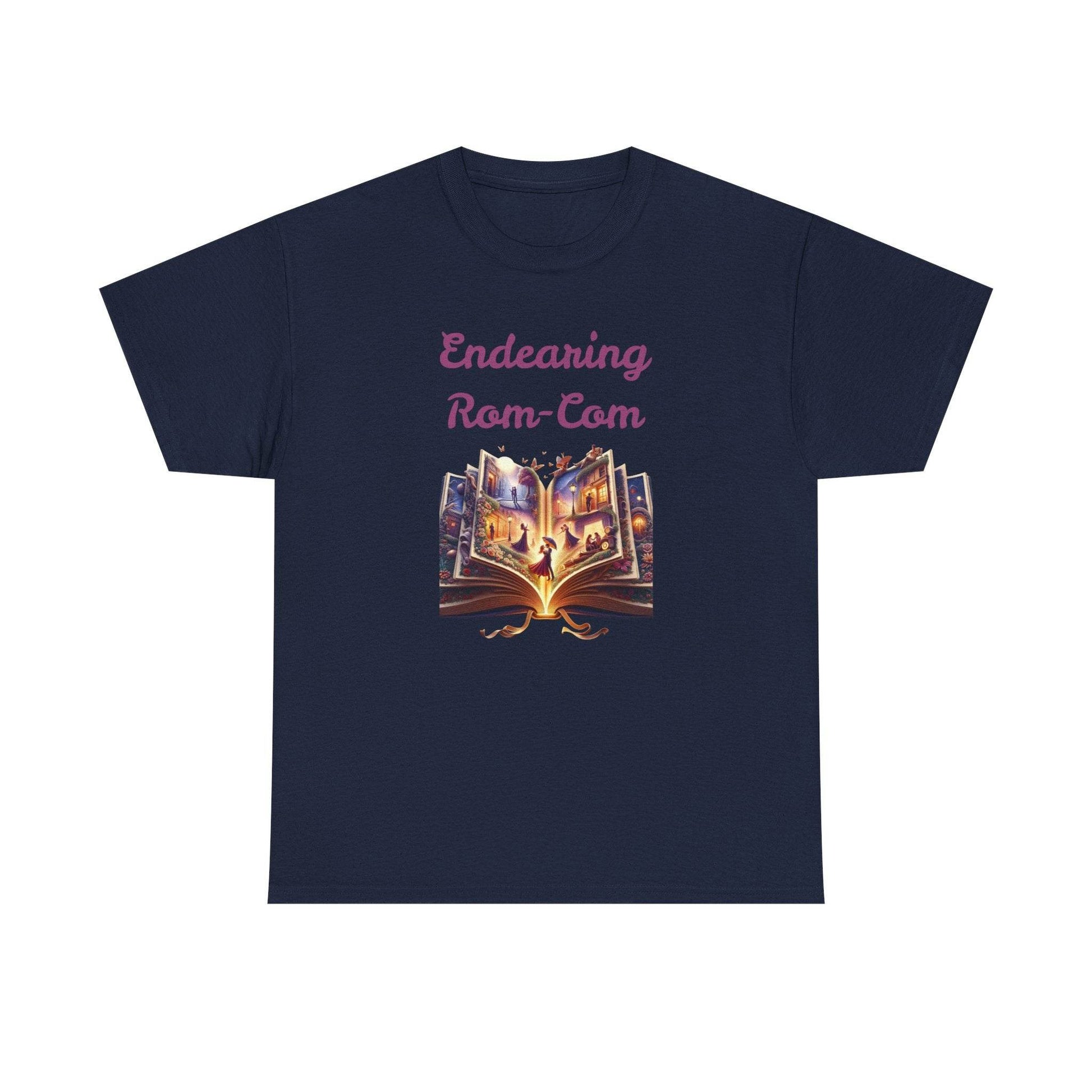 Endearing - Graphic Tee - Unisex Heavy Cotton T-Shirt Rom-Com Books - The Dreamer's Bookshop.