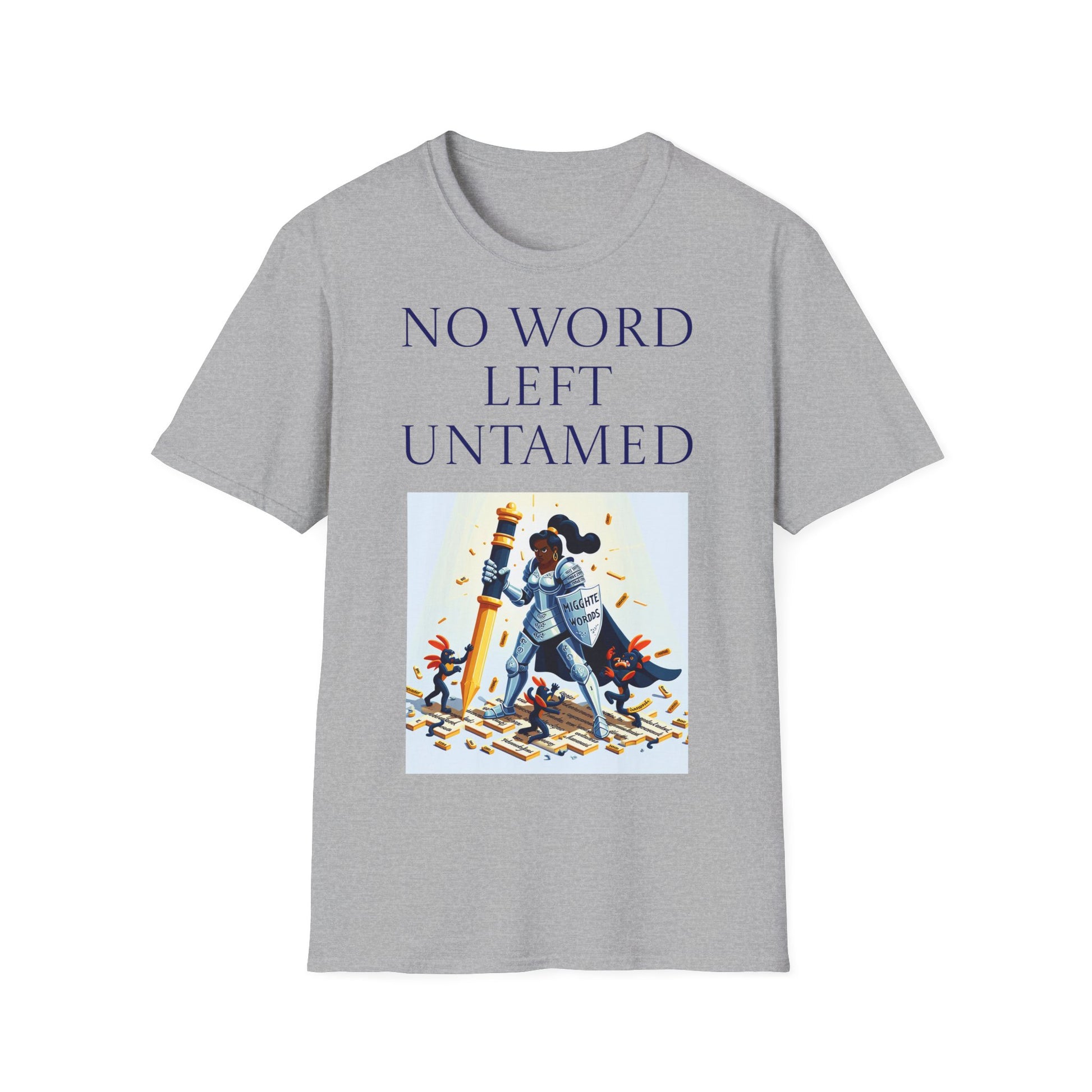 Unisex -Inspired T-Shirt - "No Word" - Perfect for Book Lovers - The Dreamer's Bookshop.