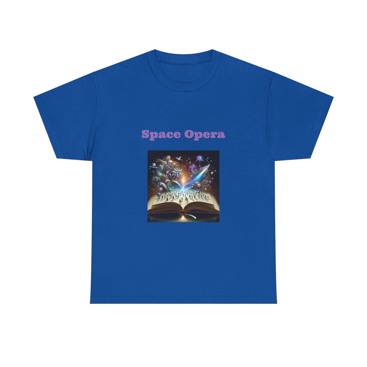 Space Opera - Graphic Tee - Unisex Heavy Cotton T-Shirt Sci-Fi Books - The Dreamer's Bookshop.