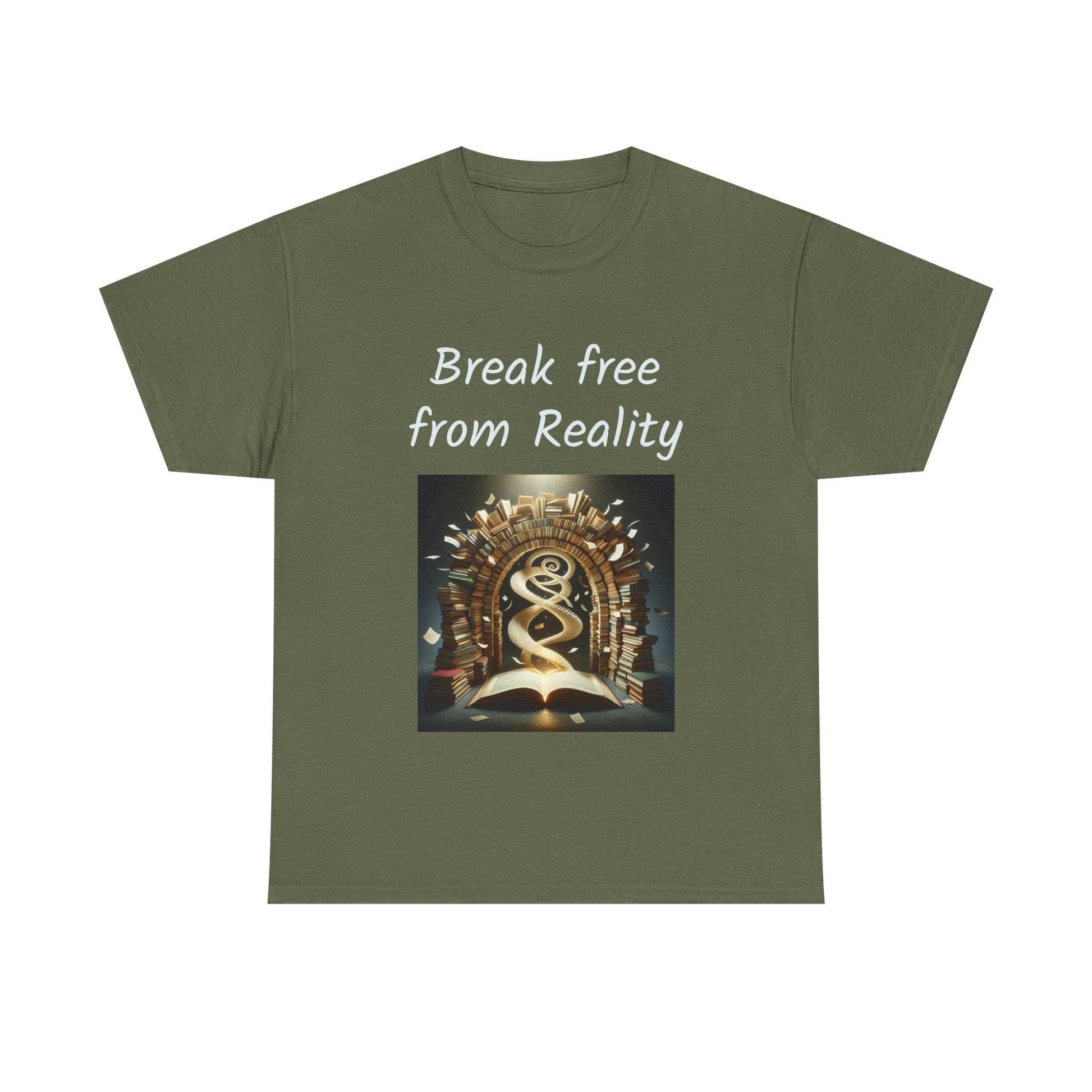 Break Free - Unisex Heavy Cotton Tee - Book Lovers - The Dreamer's Bookshop.