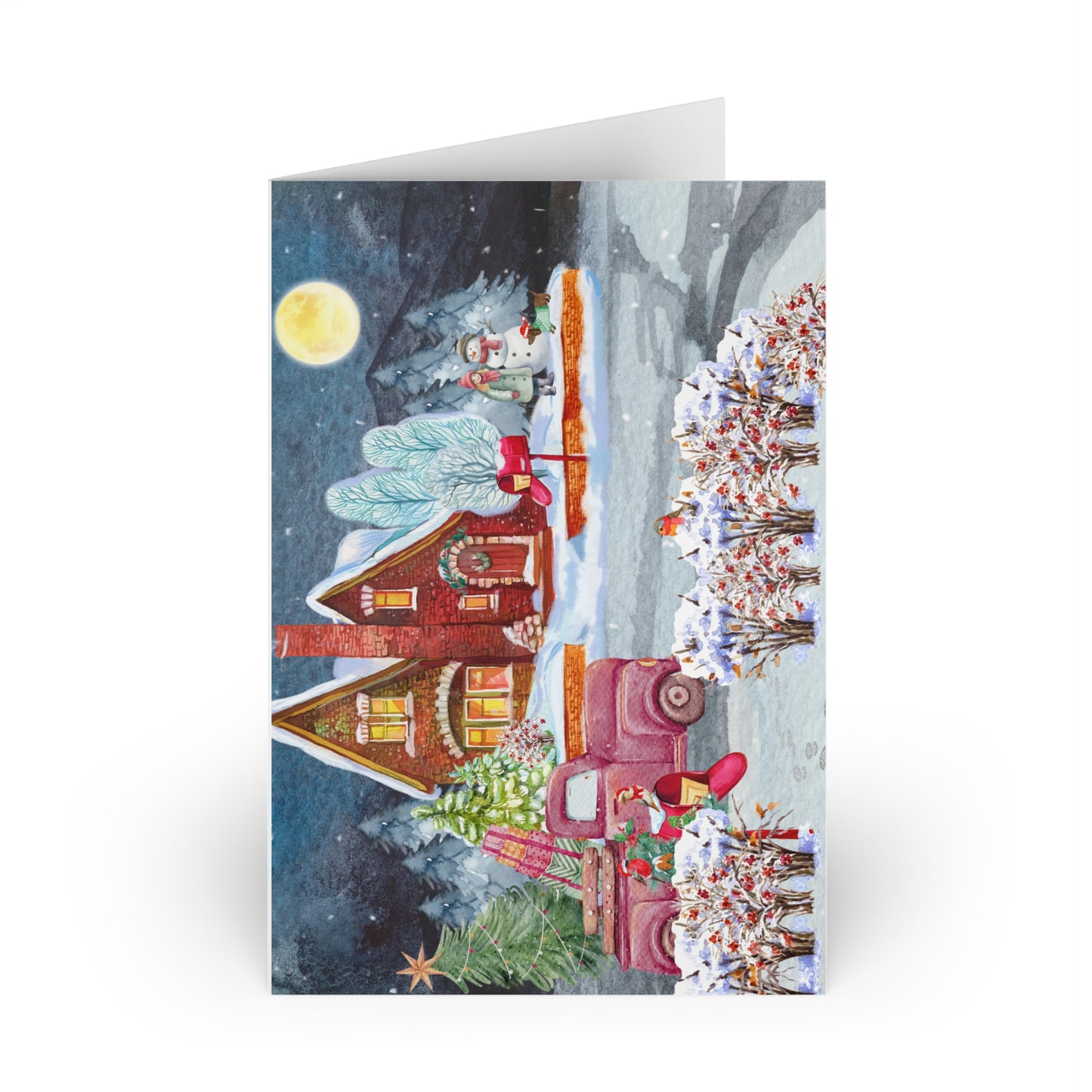 The Dreamer's Bookshop "Winter Suburbs" Christmas Card
