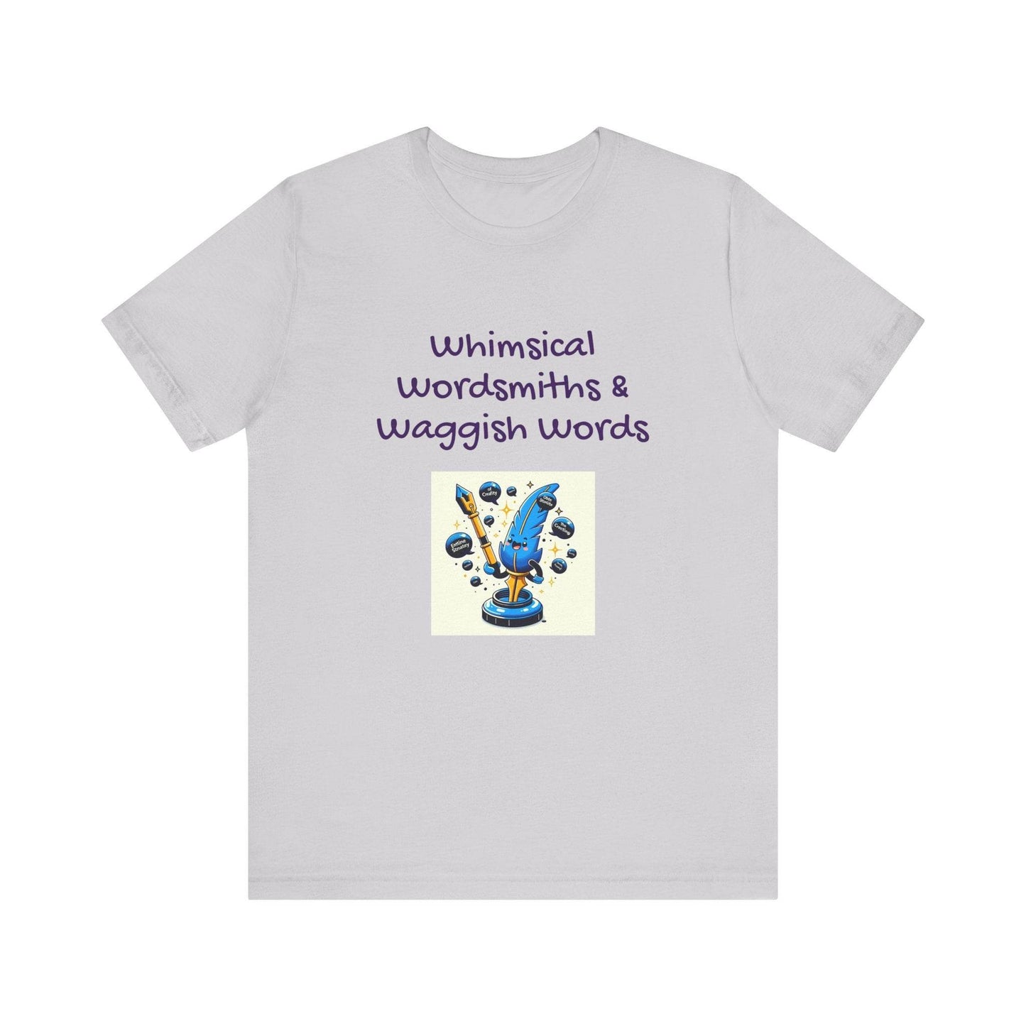Whimsical Wordsmith Unisex Jersey Tee - Fun Graphic for Writers & Word Lovers - The Dreamer's Bookshop.