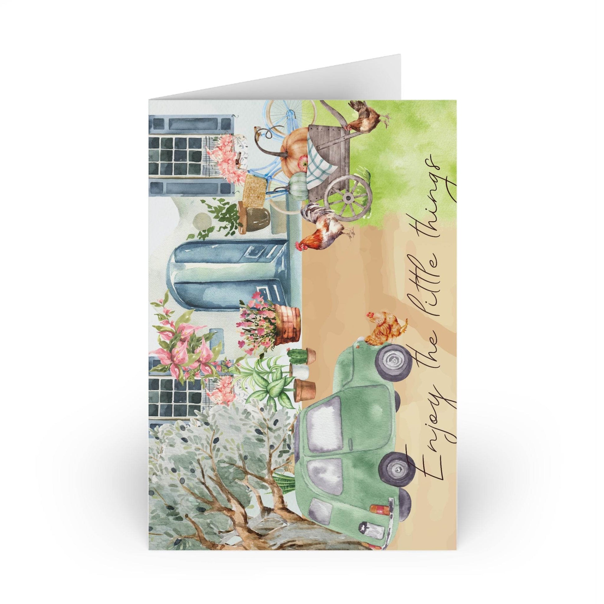 The Dreamer's Bookshop "Countryside" Enjoy the Little Things Card - The Dreamer's Bookshop.