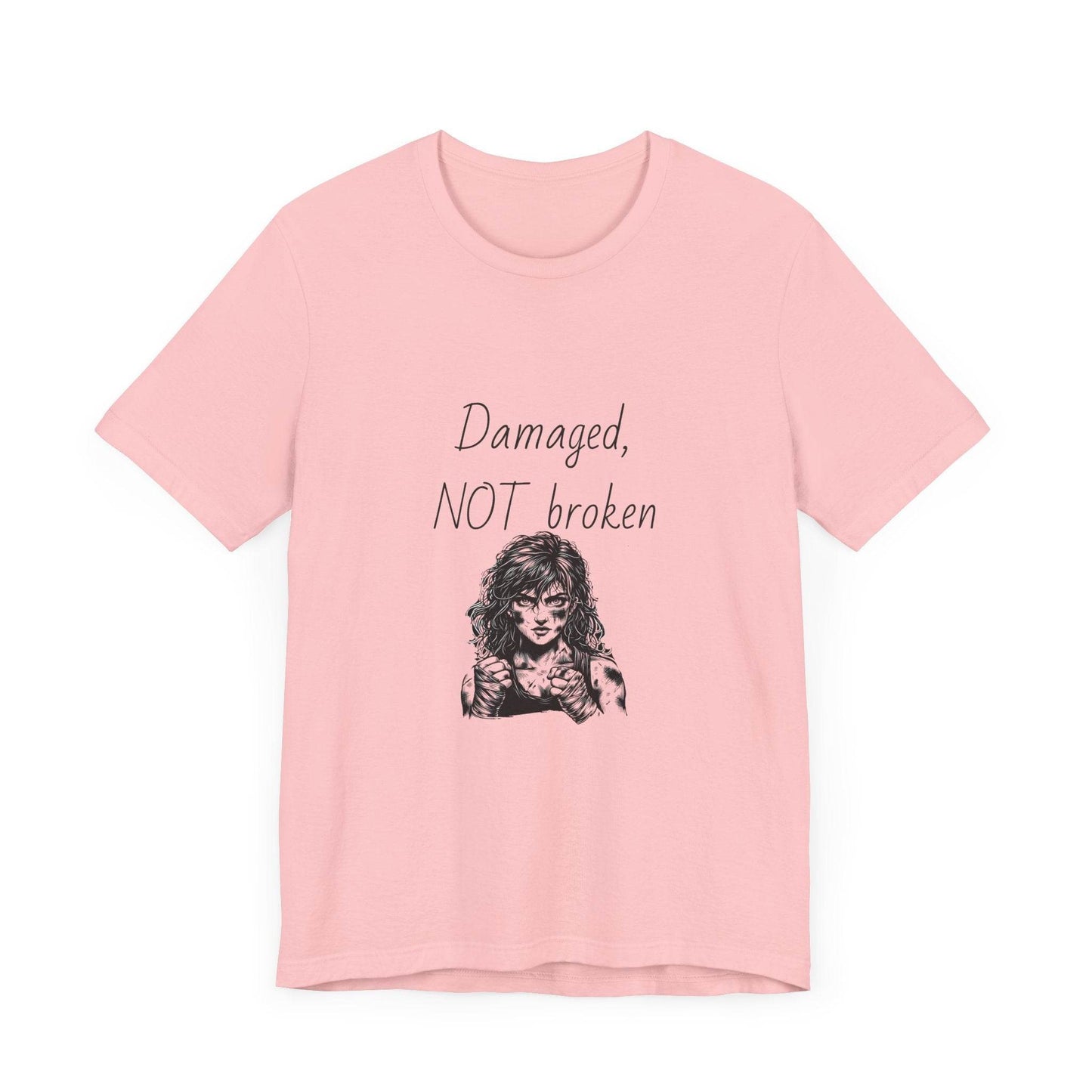 Fierce Survivor Unisex Short Sleeve Tee - Damaged, NOT broken - The Dreamer's Bookshop.