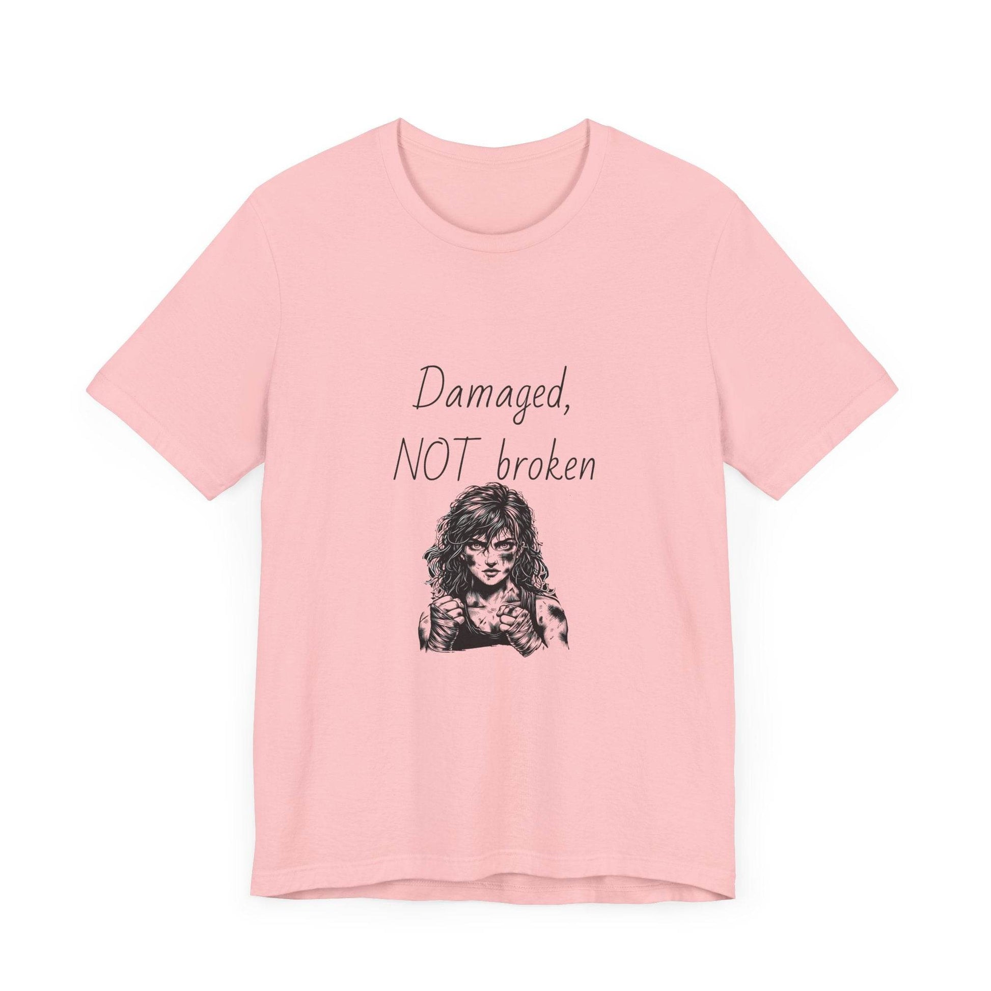 Fierce Survivor Unisex Short Sleeve Tee - Damaged, NOT broken - The Dreamer's Bookshop.
