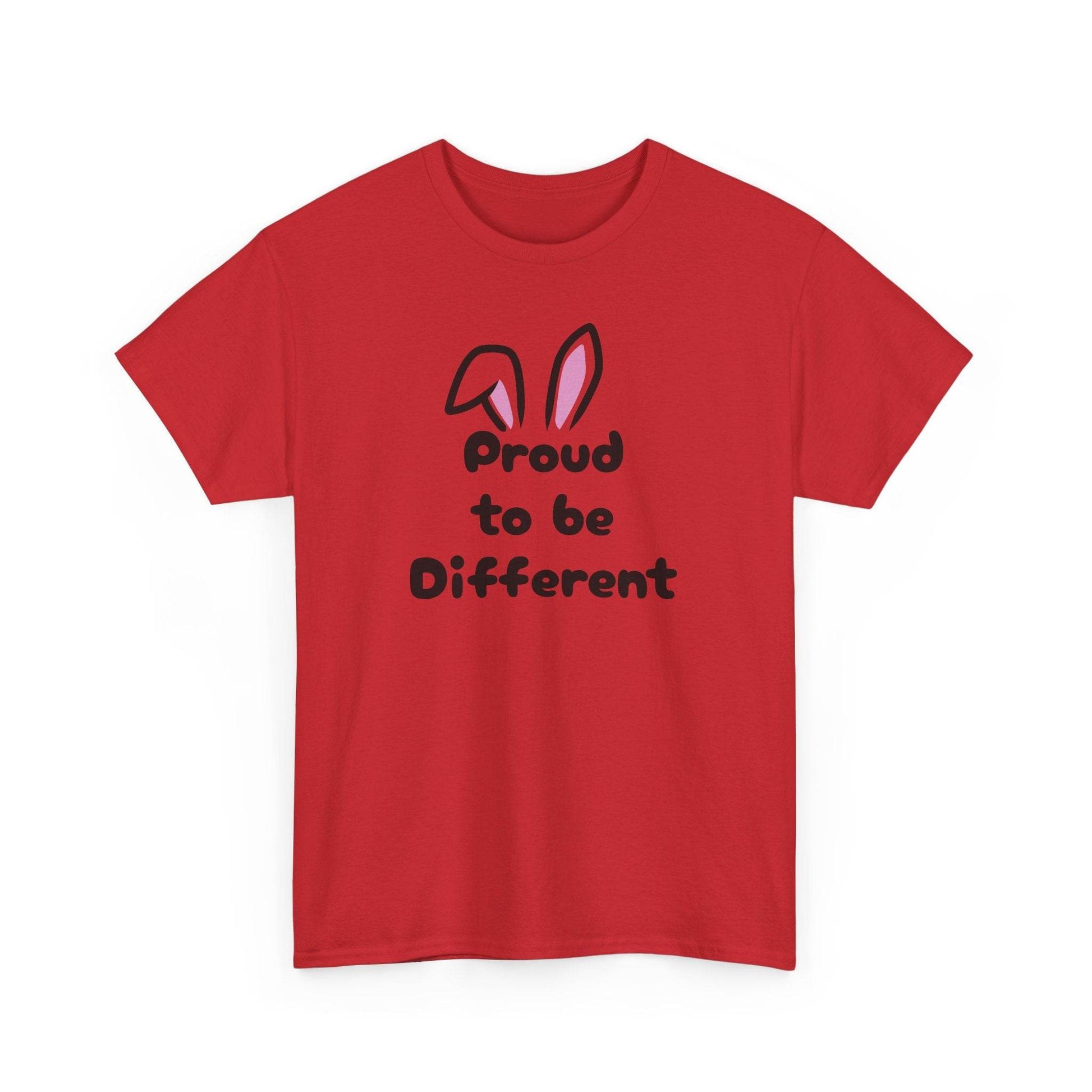 Proud to Be Different Unisex Heavy Cotton Tee - Celebrate Individuality - The Dreamer's Bookshop.