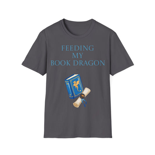 Unisex -Inspired T-Shirt - "Book Dragon" - Perfect for Book Lovers