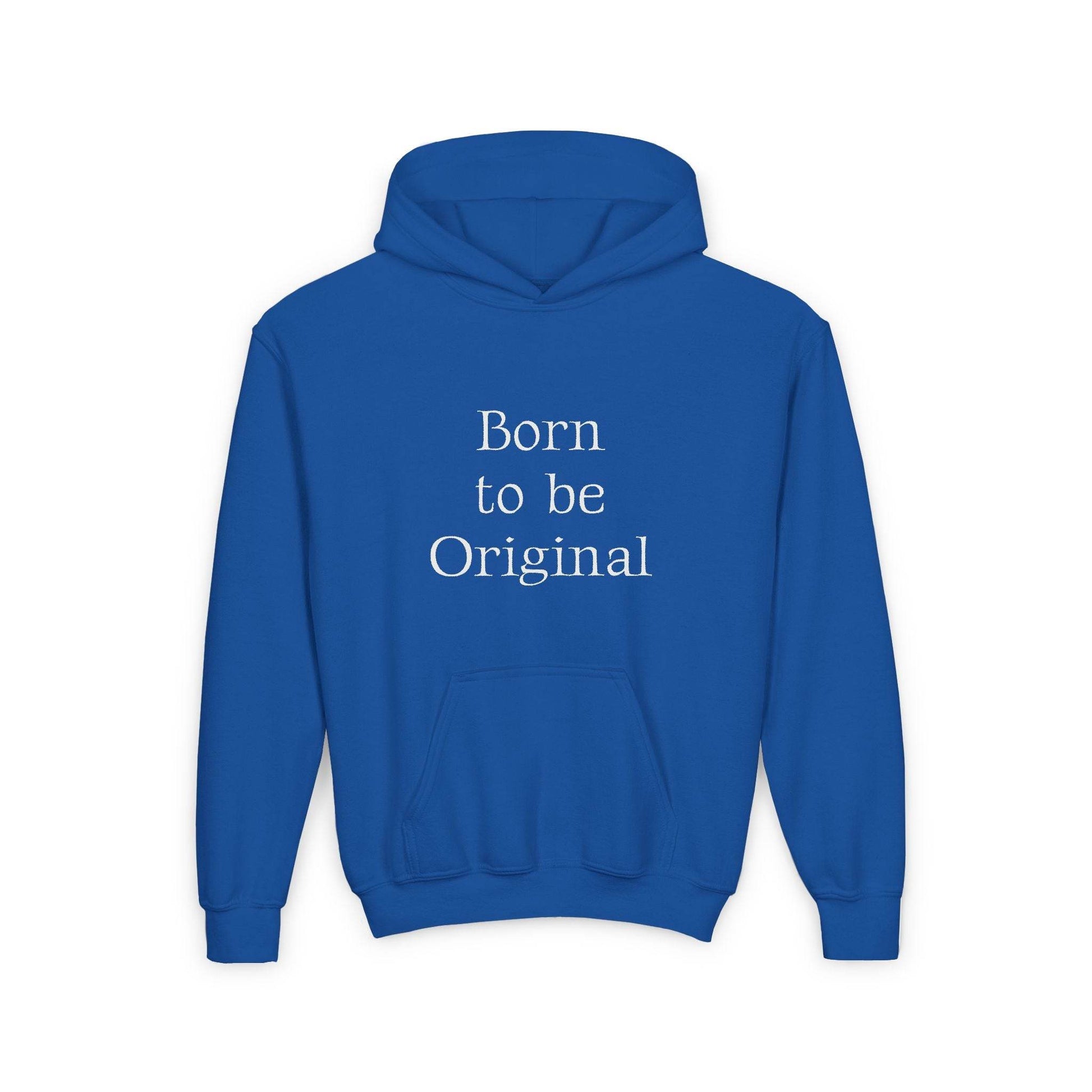 EU - Youth Heavy Blend Hoodie - 'Born to be Original' - Indie Author Inspired Sweatshirt - The Dreamer's Bookshop.