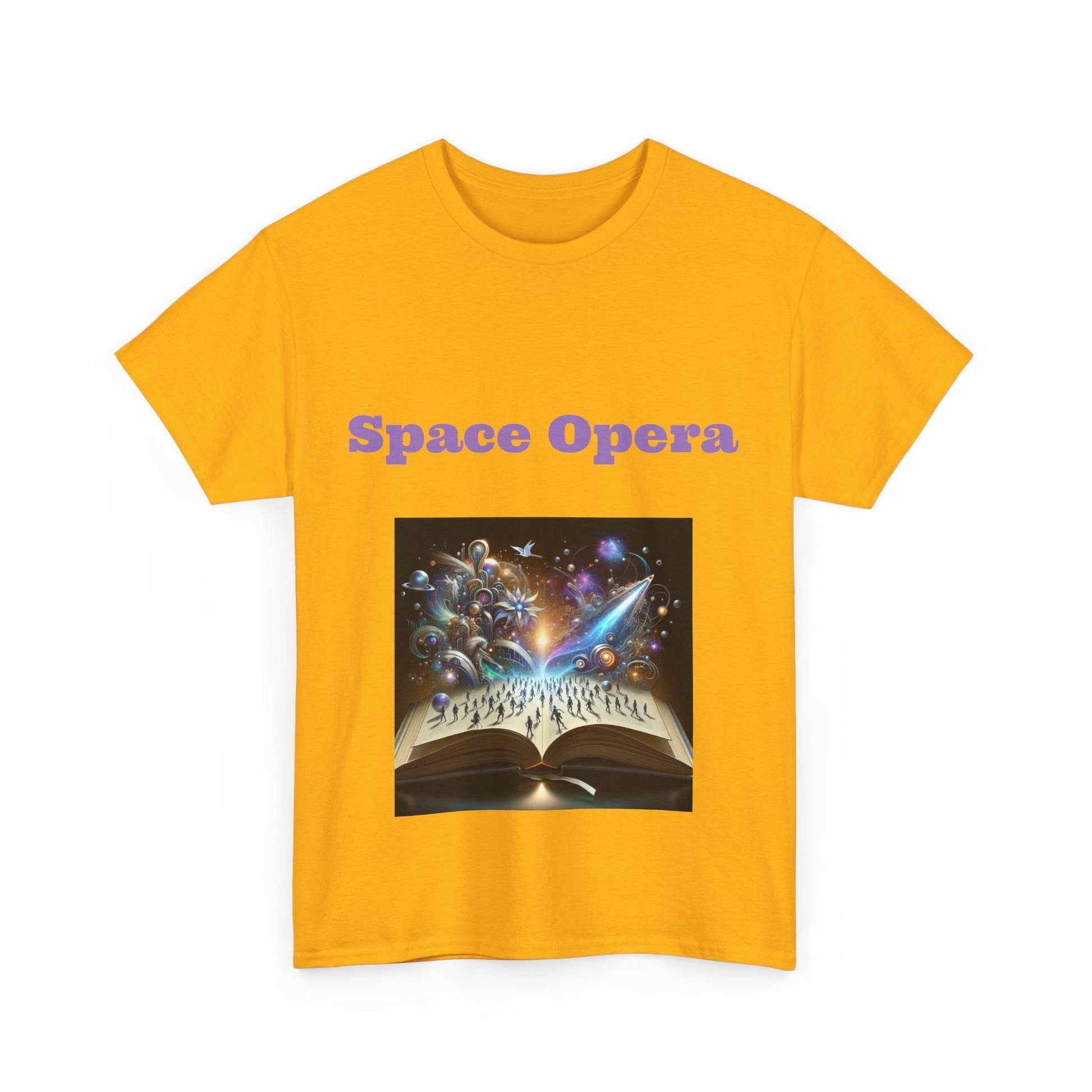 Space Opera - Unisex Heavy Cotton Tee - Sci-Fi Books - The Dreamer's Bookshop.