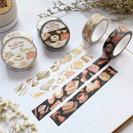 LETTOOn - Washi Tape - Lezen overdag en's avonds - The Dreamer's Bookshop.