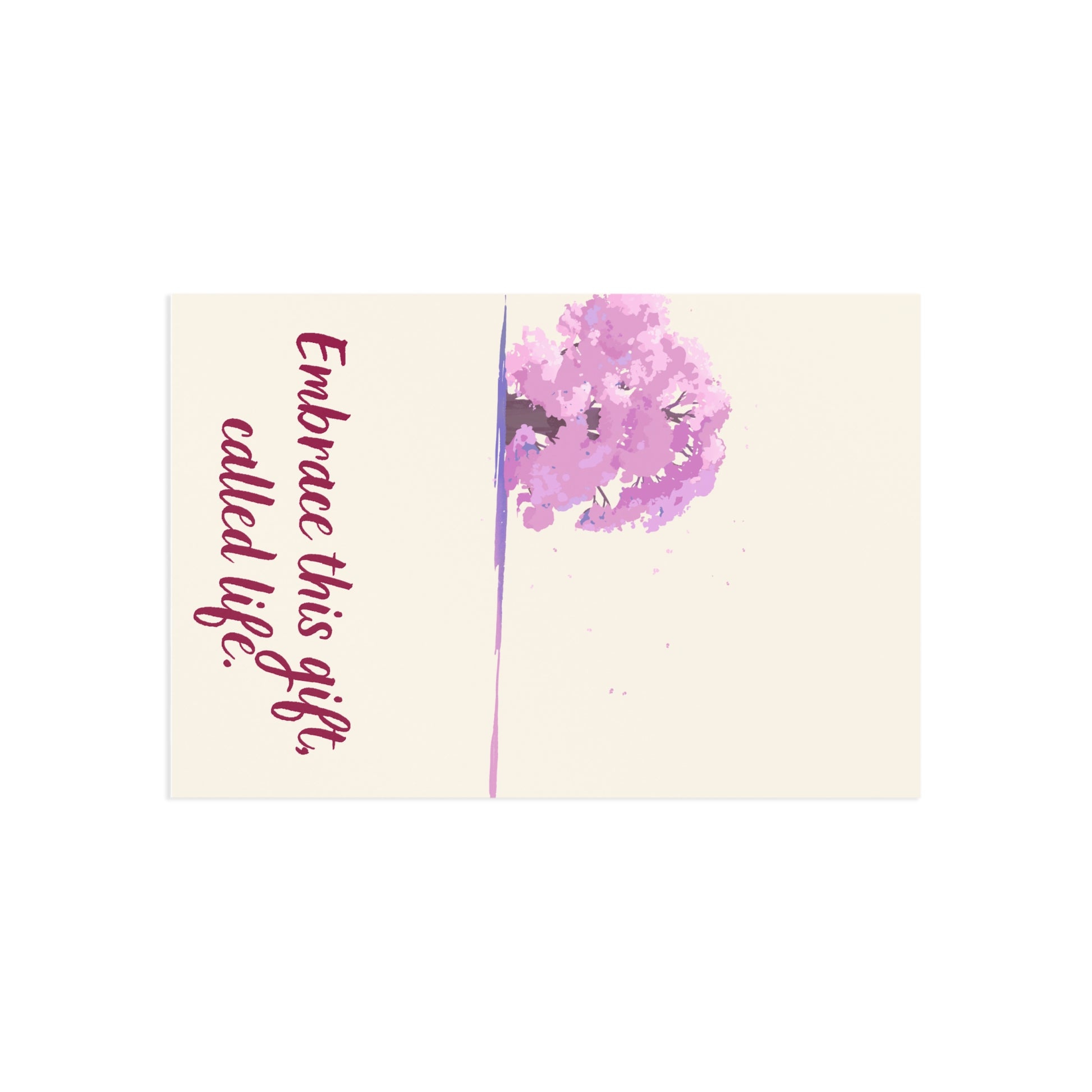 The Dreamer's Bookshop - Love Yourself Card "Embrace Life" - The Dreamer's Bookshop.