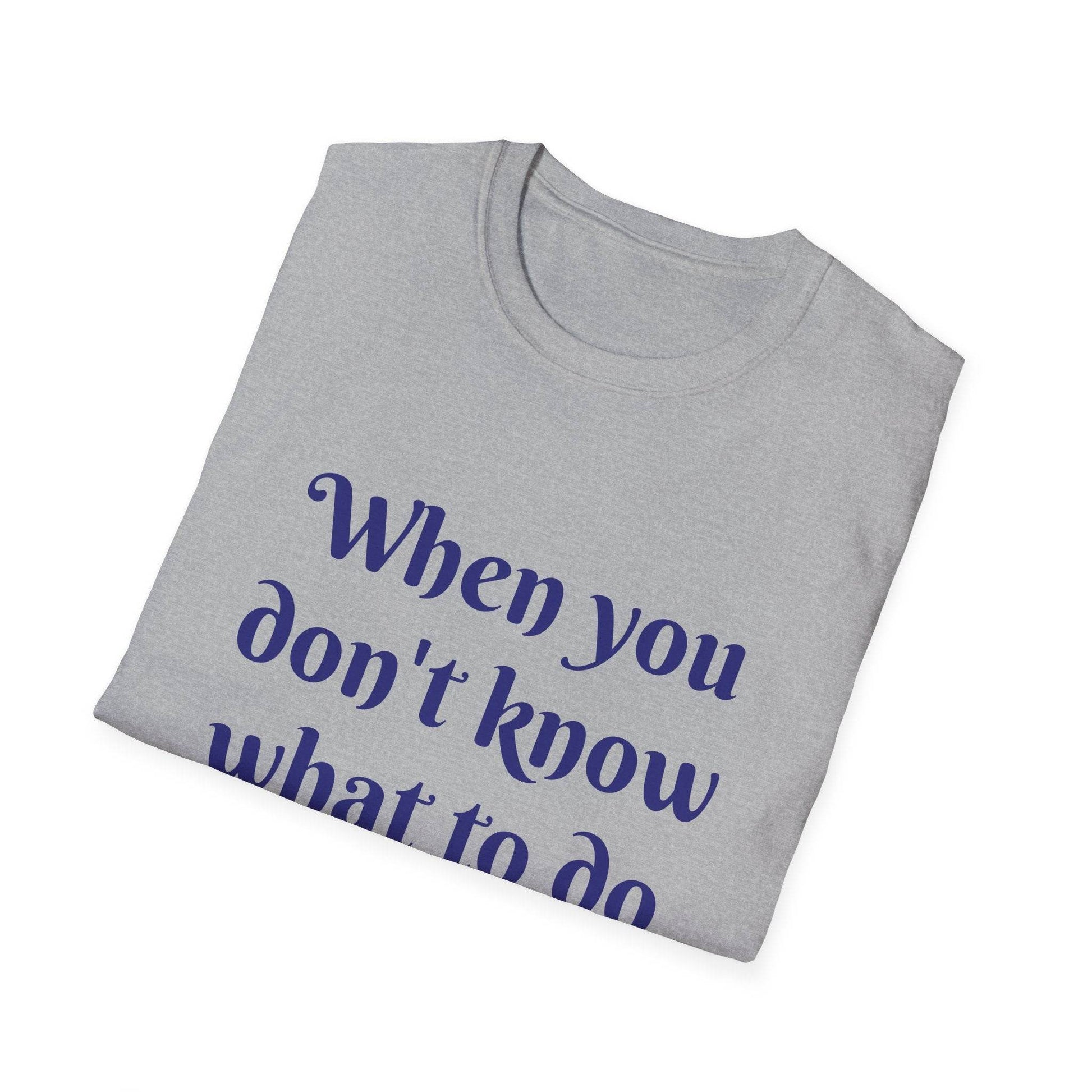Inspirational Unisex Softstyle T-Shirt - 'Just Breathe' Motivational Design - The Dreamer's Bookshop.