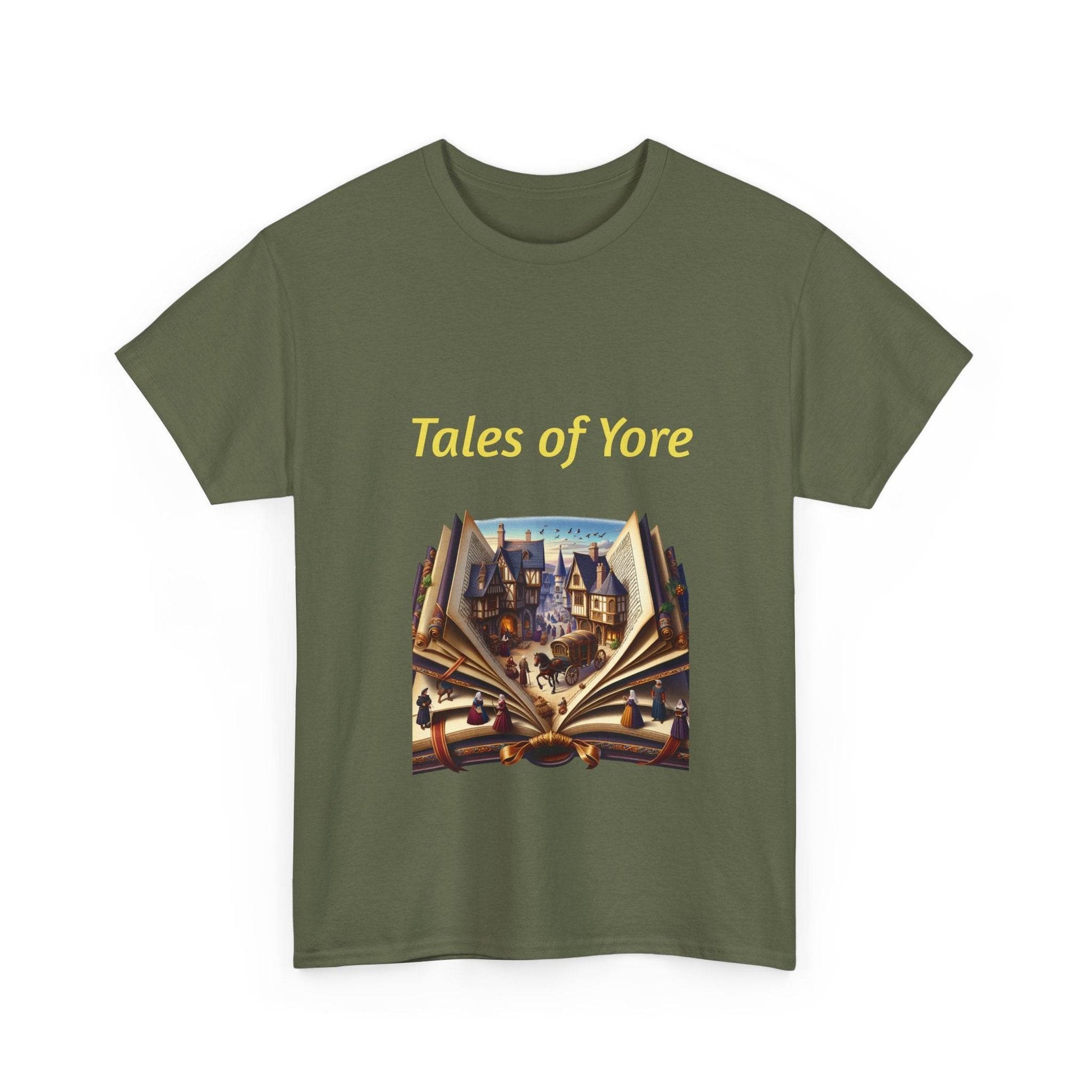 Tales of Yore - Unisex Heavy Cotton Tee - Historical Books - The Dreamer's Bookshop.