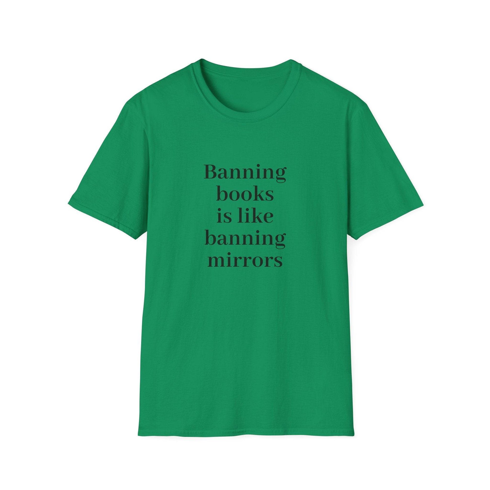Unisex Softstyle T-Shirt - 'Banning Books' - The Dreamer's Bookshop.