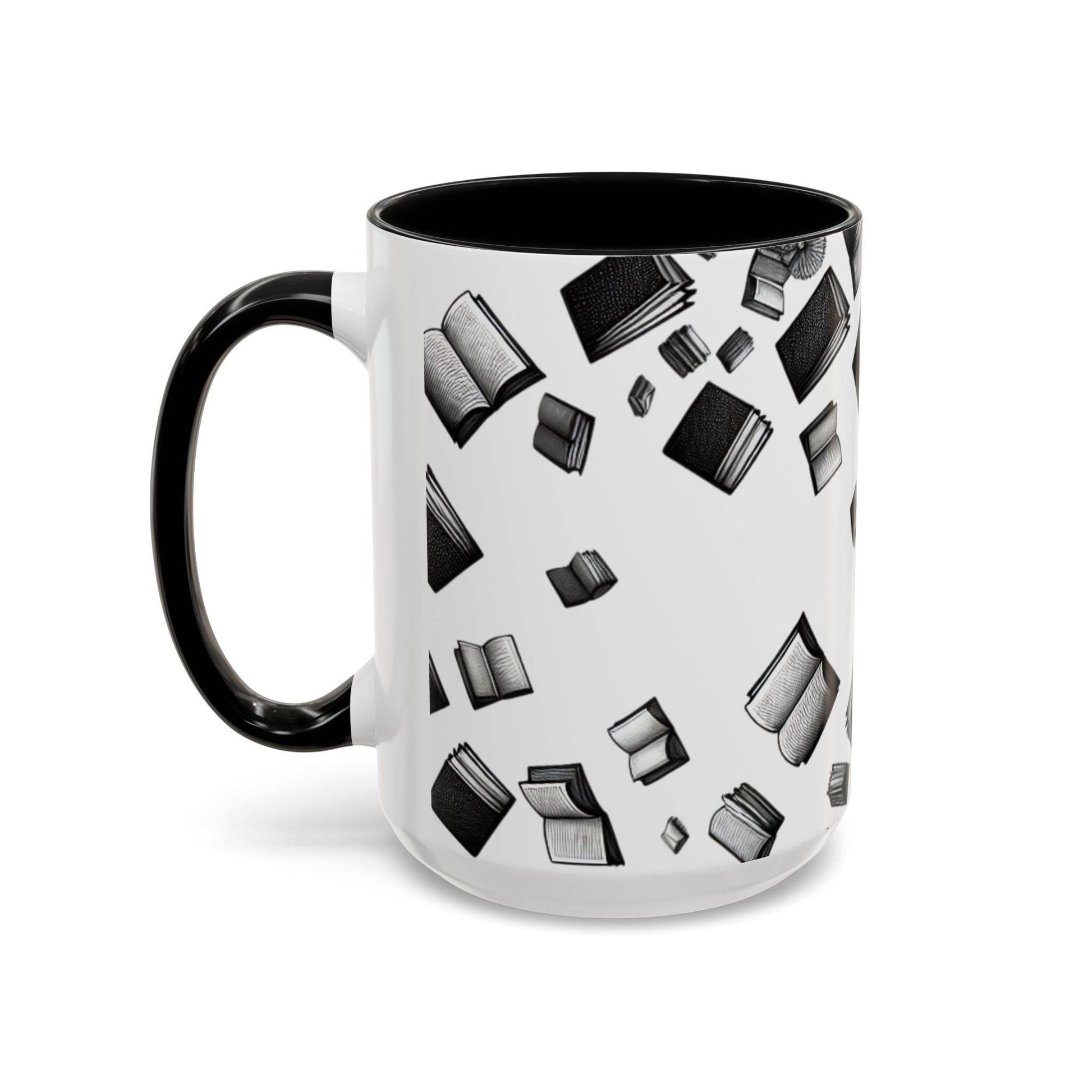 Books on My Mind Accent Coffee Mug - Perfect for Book Lovers - The Dreamer's Bookshop.