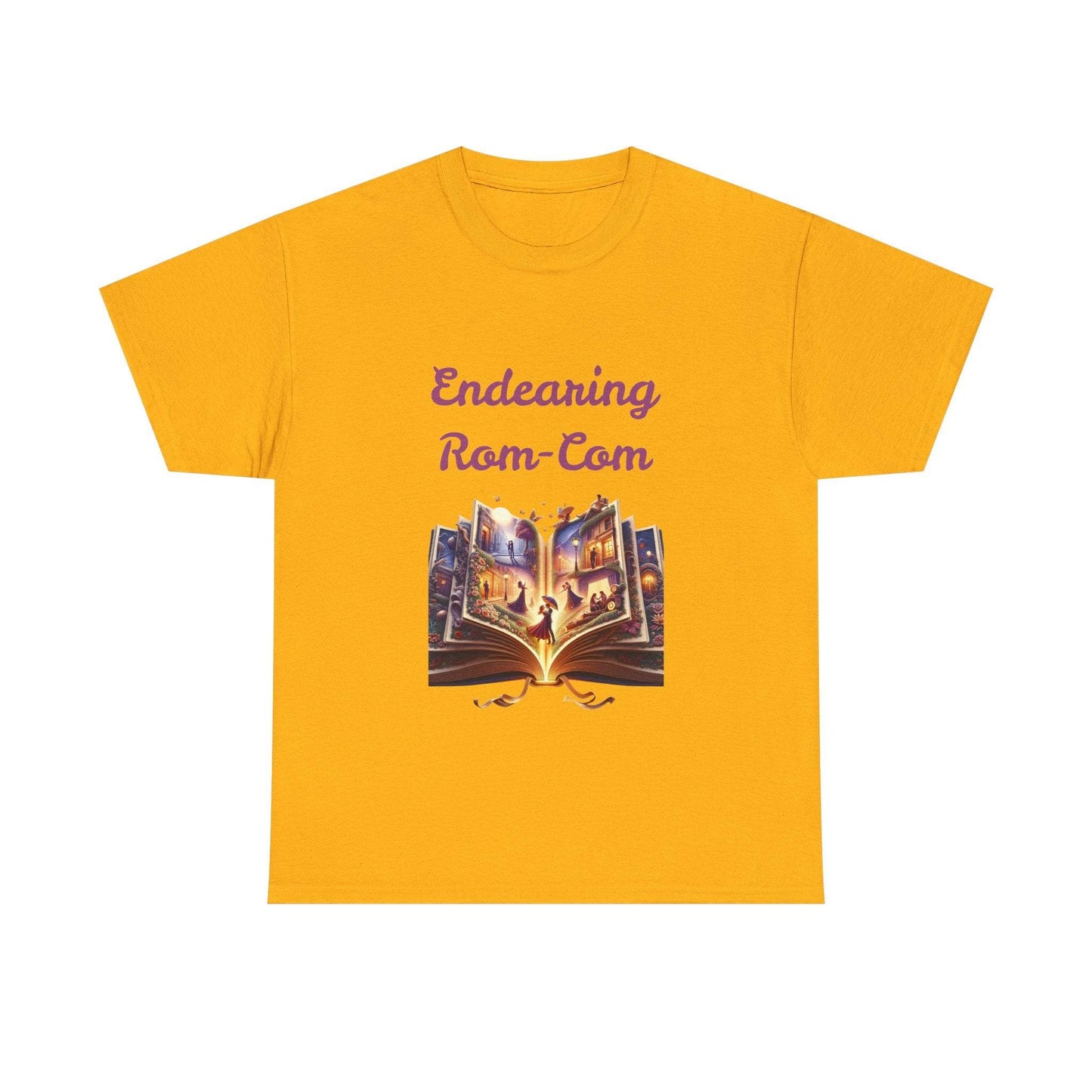 Endearing - Unisex Heavy Cotton Tee - Rom-Com Books - The Dreamer's Bookshop.