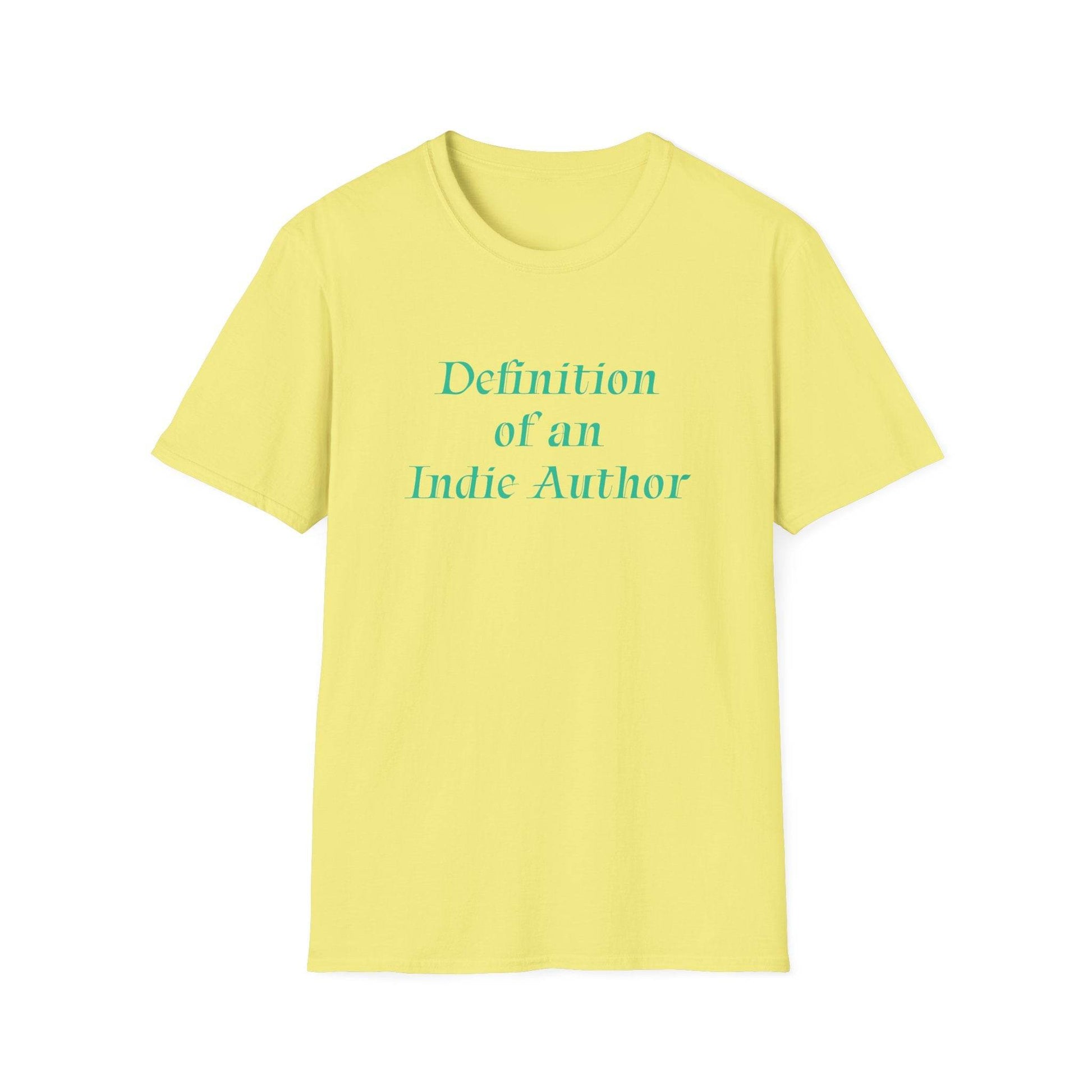 Unisex Softstyle T-Shirt - 'Indie Author' Inspirational - The Dreamer's Bookshop.