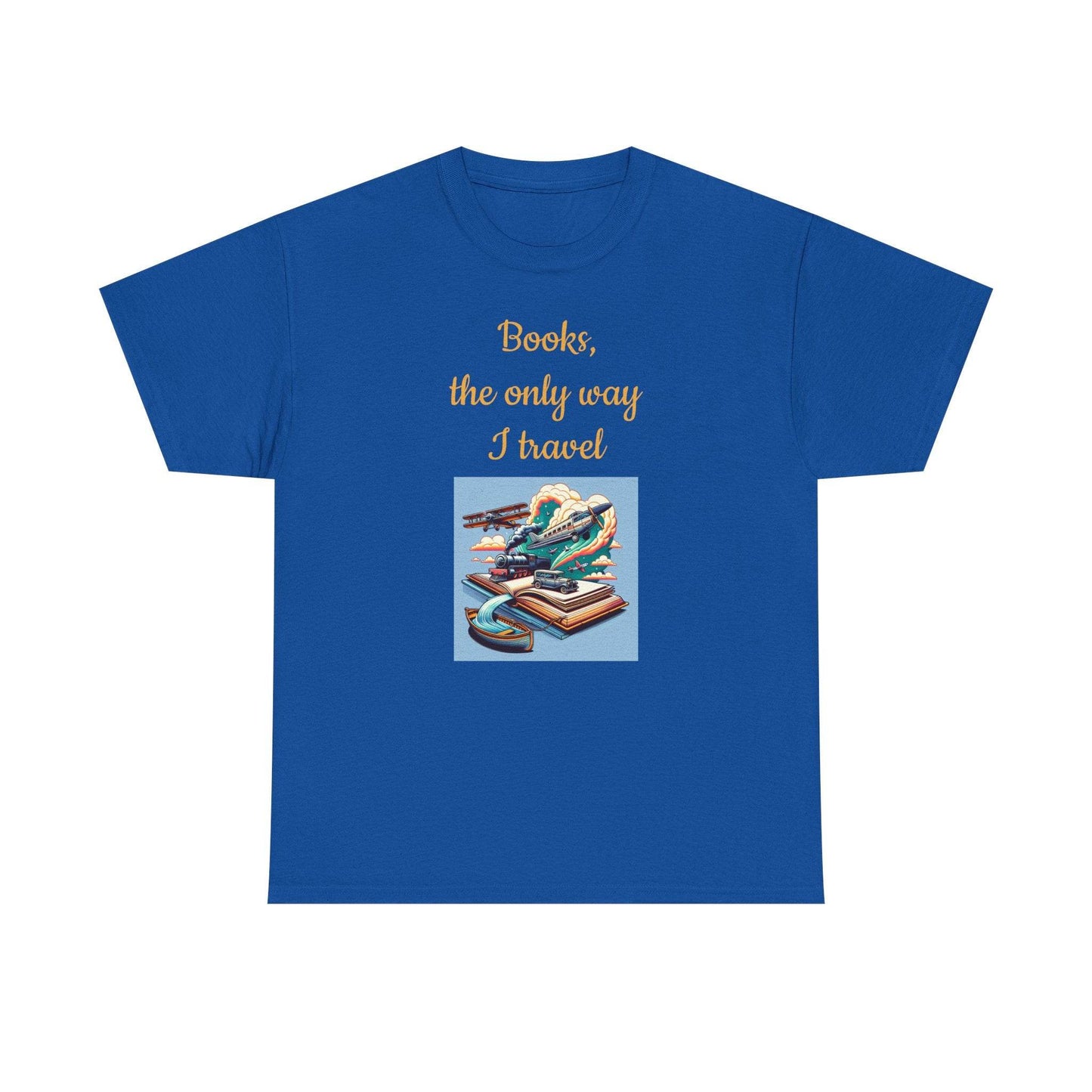 Travel -A Unisex Heavy Cotton Tee - Perfect Gift for Book Lovers - The Dreamer's Bookshop.