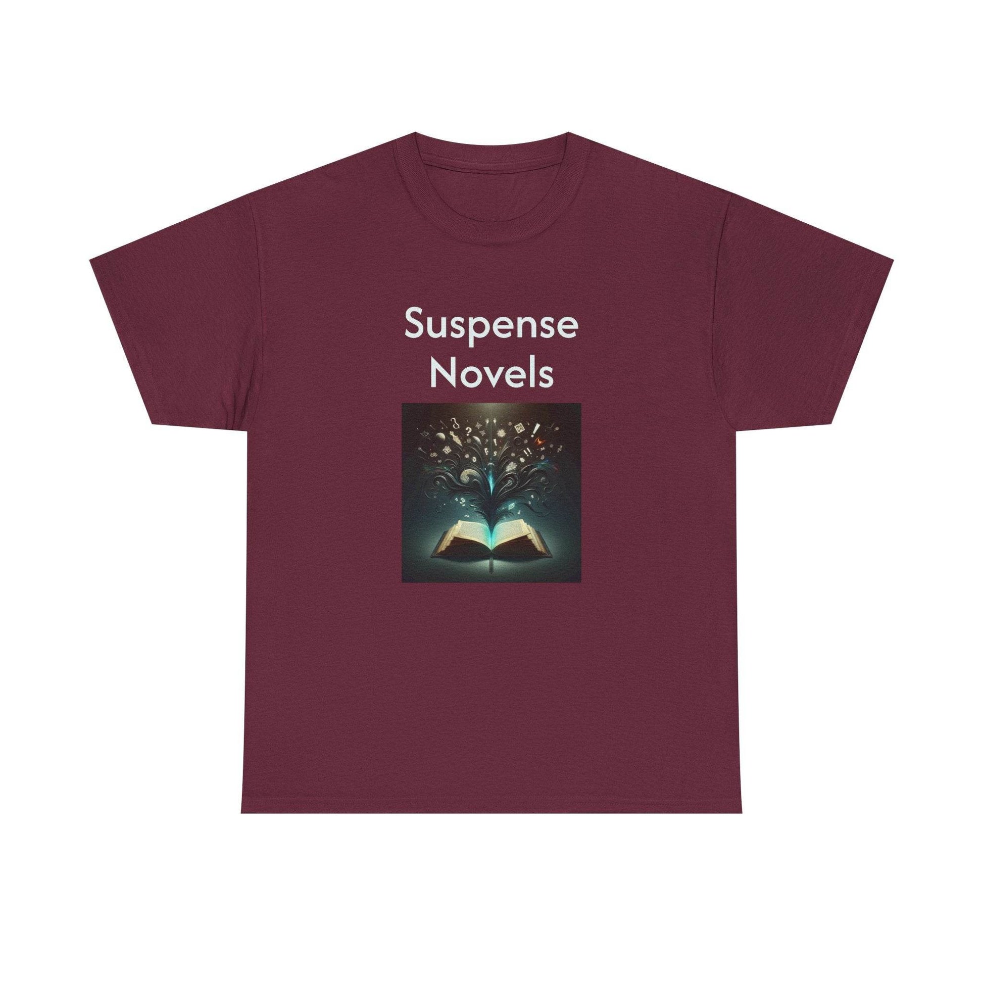 Fiction - Graphic Tee - Unisex Heavy Cotton T-Shirt Suspense Novels - The Dreamer's Bookshop.