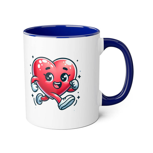 Be Happy Stay Positive Accent Mug - 11oz Coffee Cup for Daily Inspiration - The Dreamer's Bookshop.