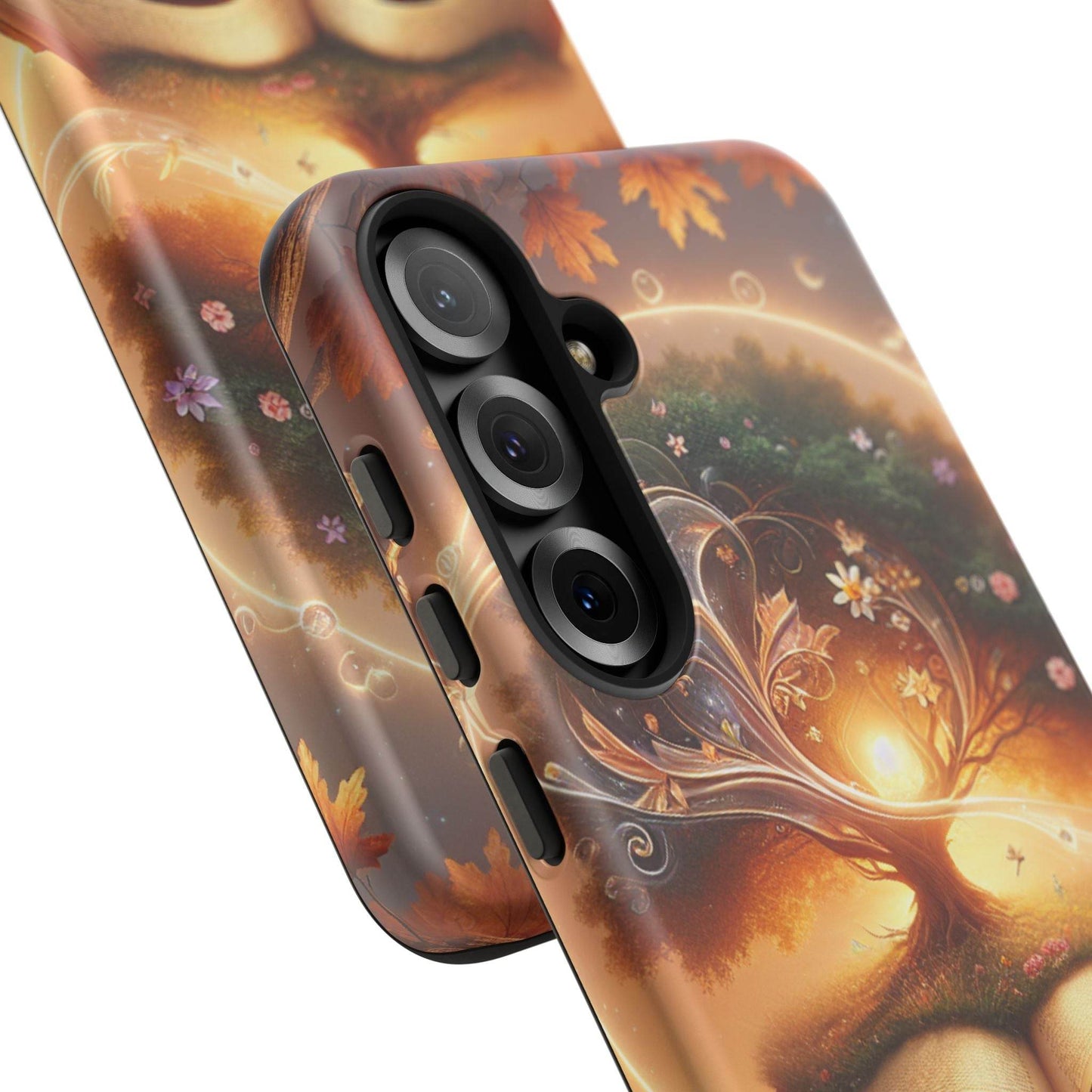 Nature-Inspired iPhone & Samsung Phone Case with Tree of Life Design - The Dreamer's Bookshop.