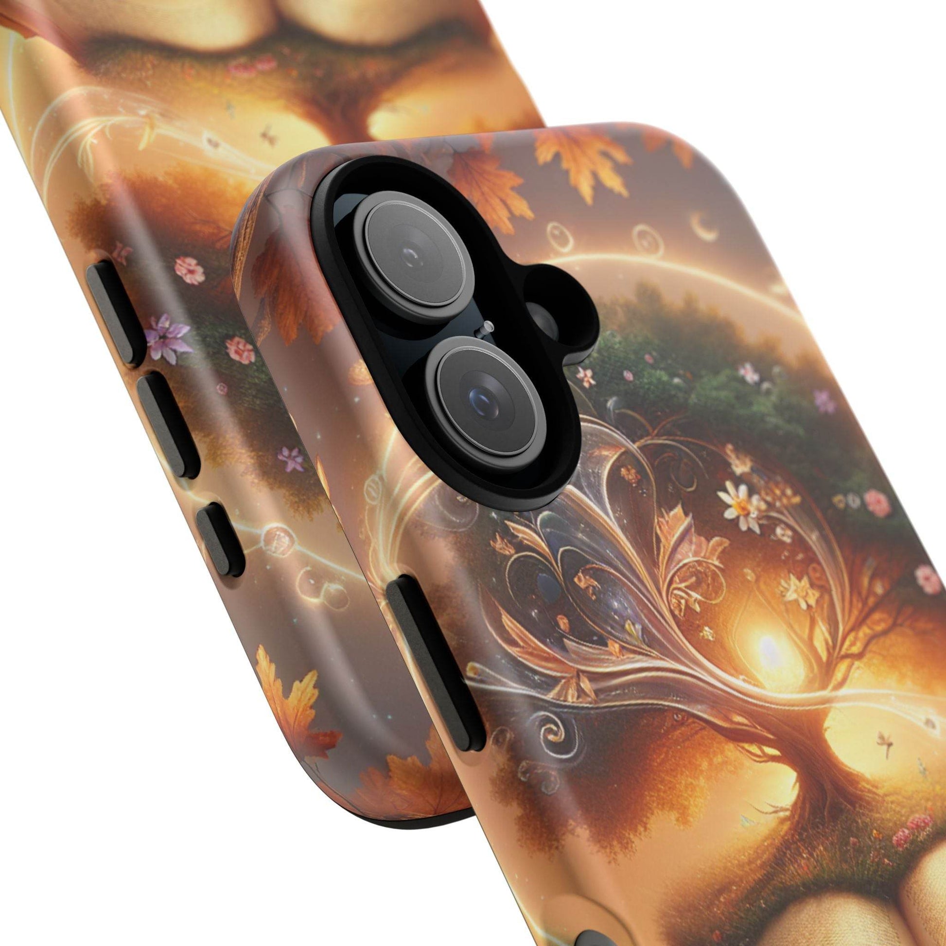 Nature-Inspired iPhone & Samsung Phone Case with Tree of Life Design - The Dreamer's Bookshop.
