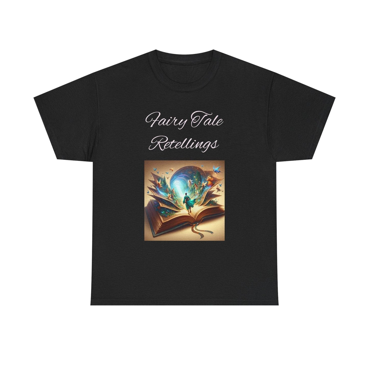 Fiction - Unisex Heavy Cotton Tee - Fairy Tale Retellings - The Dreamer's Bookshop.