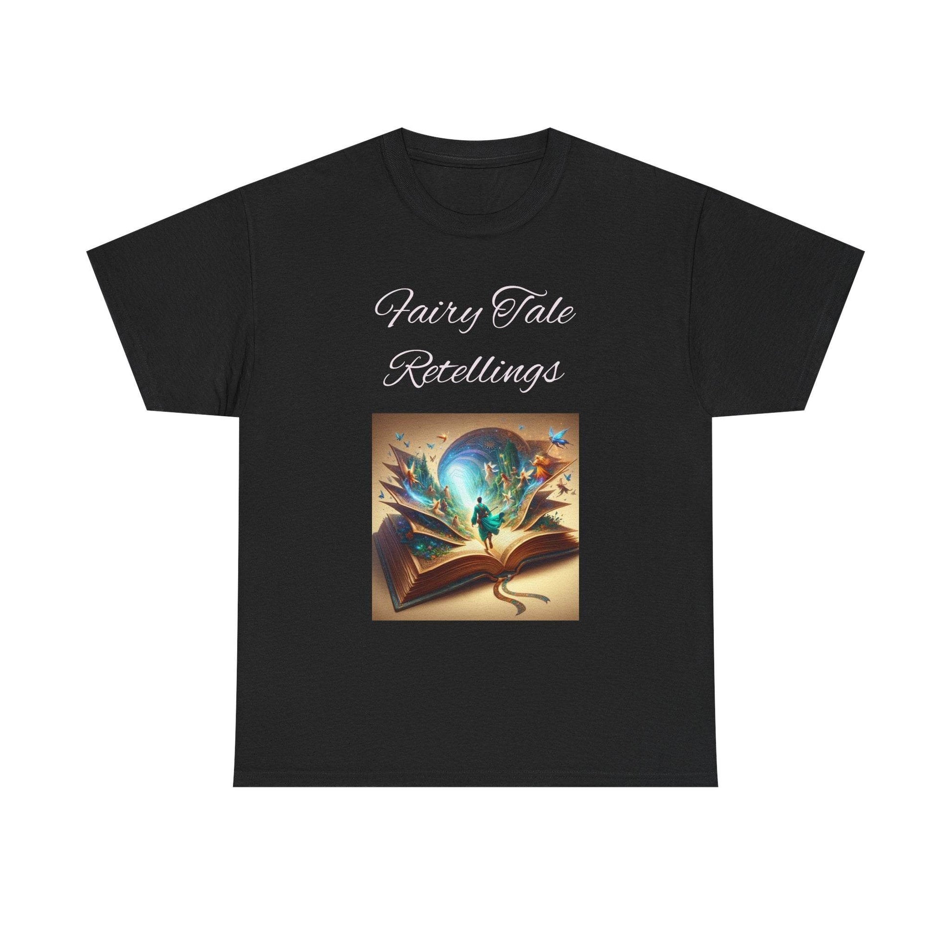 Fiction - Unisex Heavy Cotton Tee - Fairy Tale Retellings - The Dreamer's Bookshop.