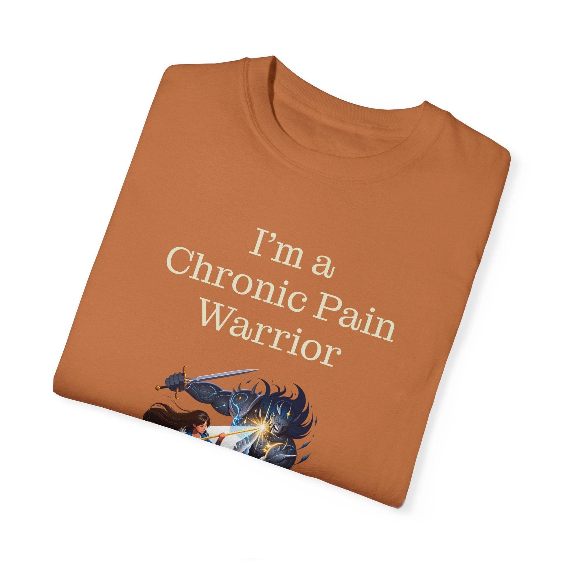 Chronic Pain Warrior Unisex T-Shirt - Empowering Tee for Healthcare Awareness - The Dreamer's Bookshop.