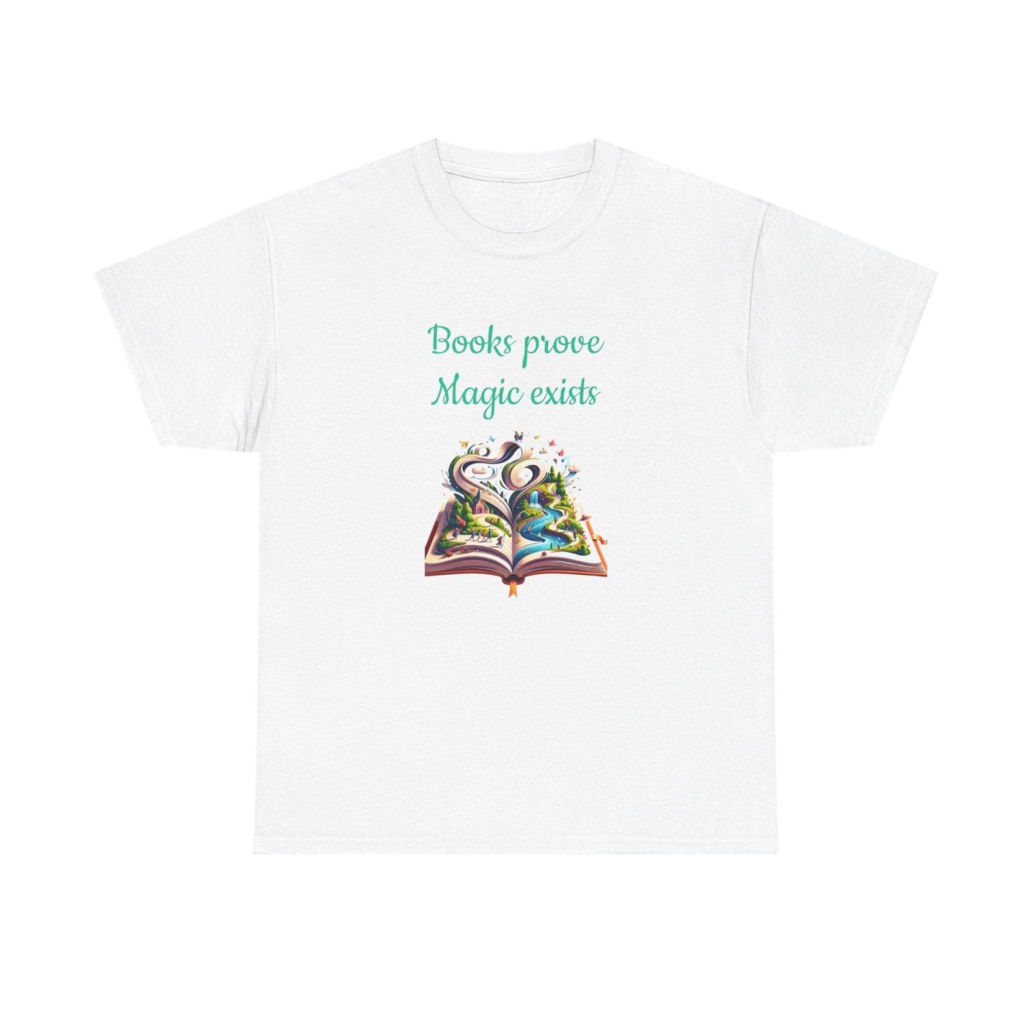 Magic Exists -A Unisex Heavy Cotton Tee - Perfect Gift for Book Lovers - The Dreamer's Bookshop.