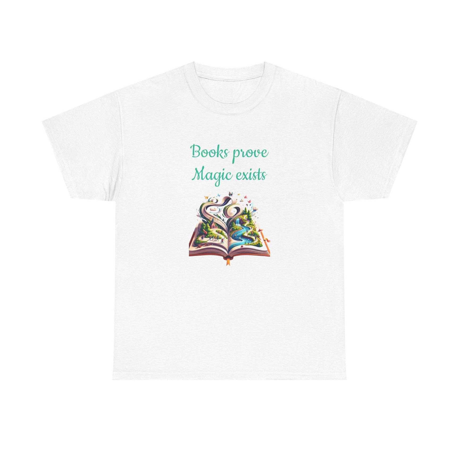 Magic Exists -A Unisex Heavy Cotton Tee - Perfect Gift for Book Lovers - The Dreamer's Bookshop.