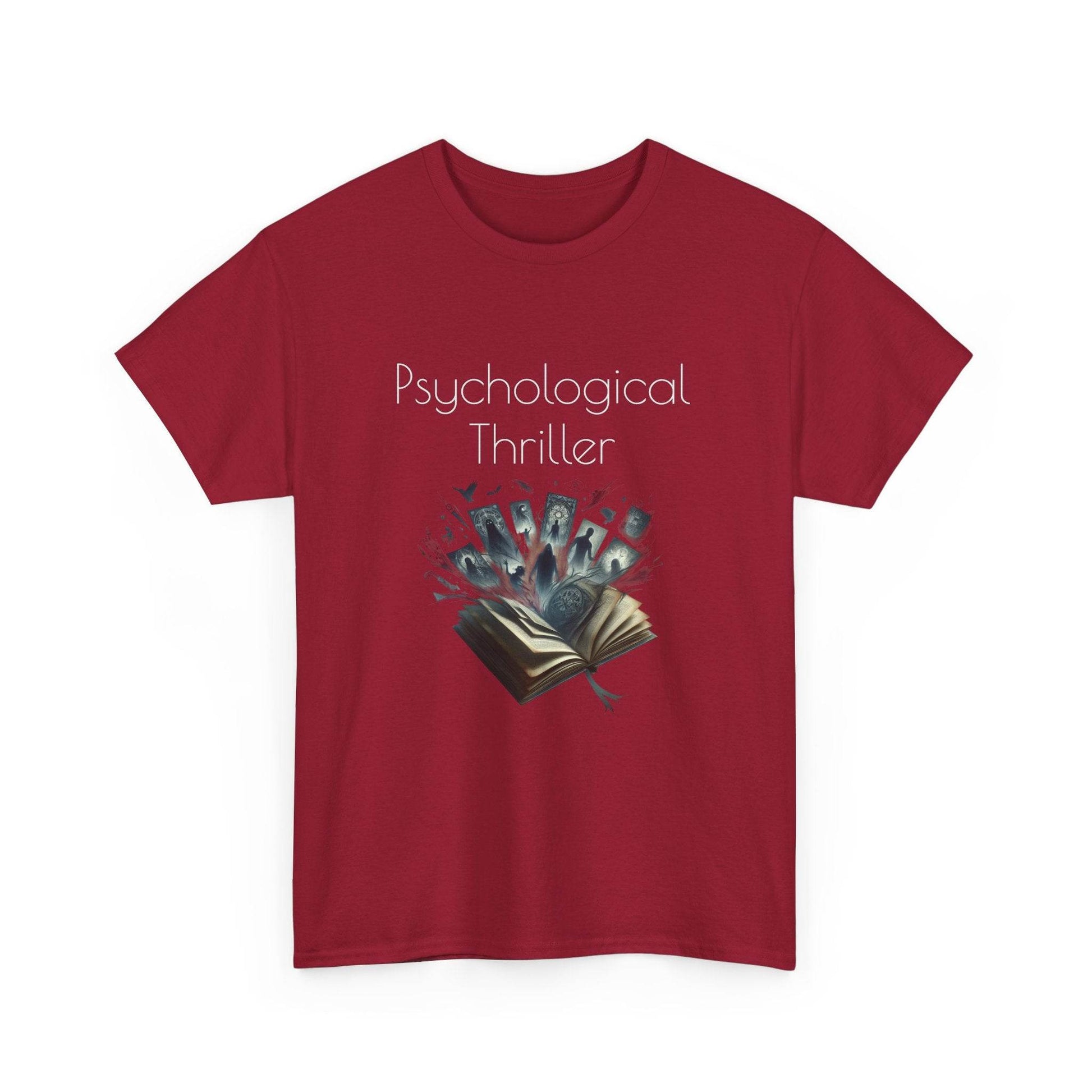 Fiction - Graphic Tee - Unisex Heavy Cotton T-Shirt Psychological Thriller - The Dreamer's Bookshop.