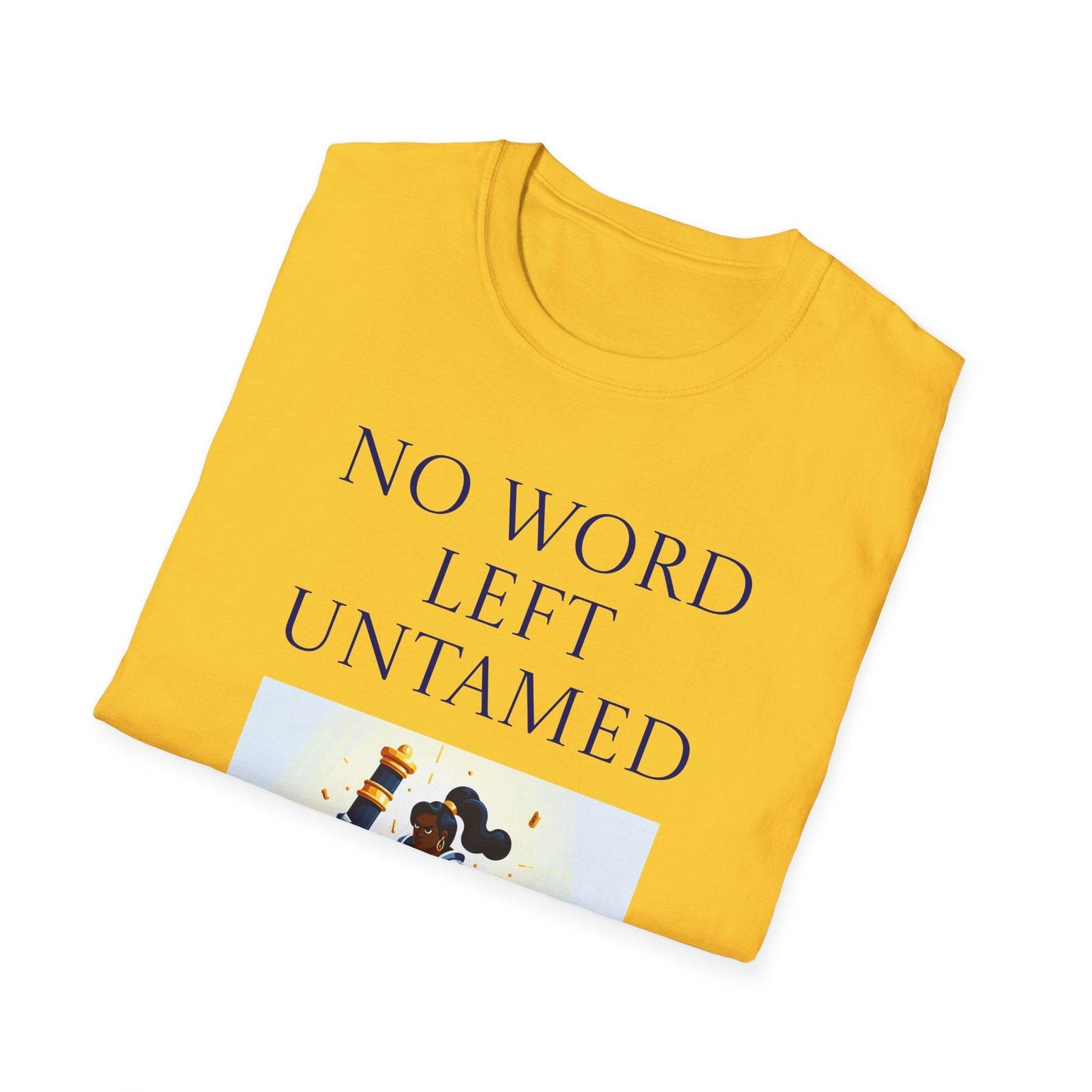 Unisex Softstyle T-Shirt - 'No Word' - The Dreamer's Bookshop.