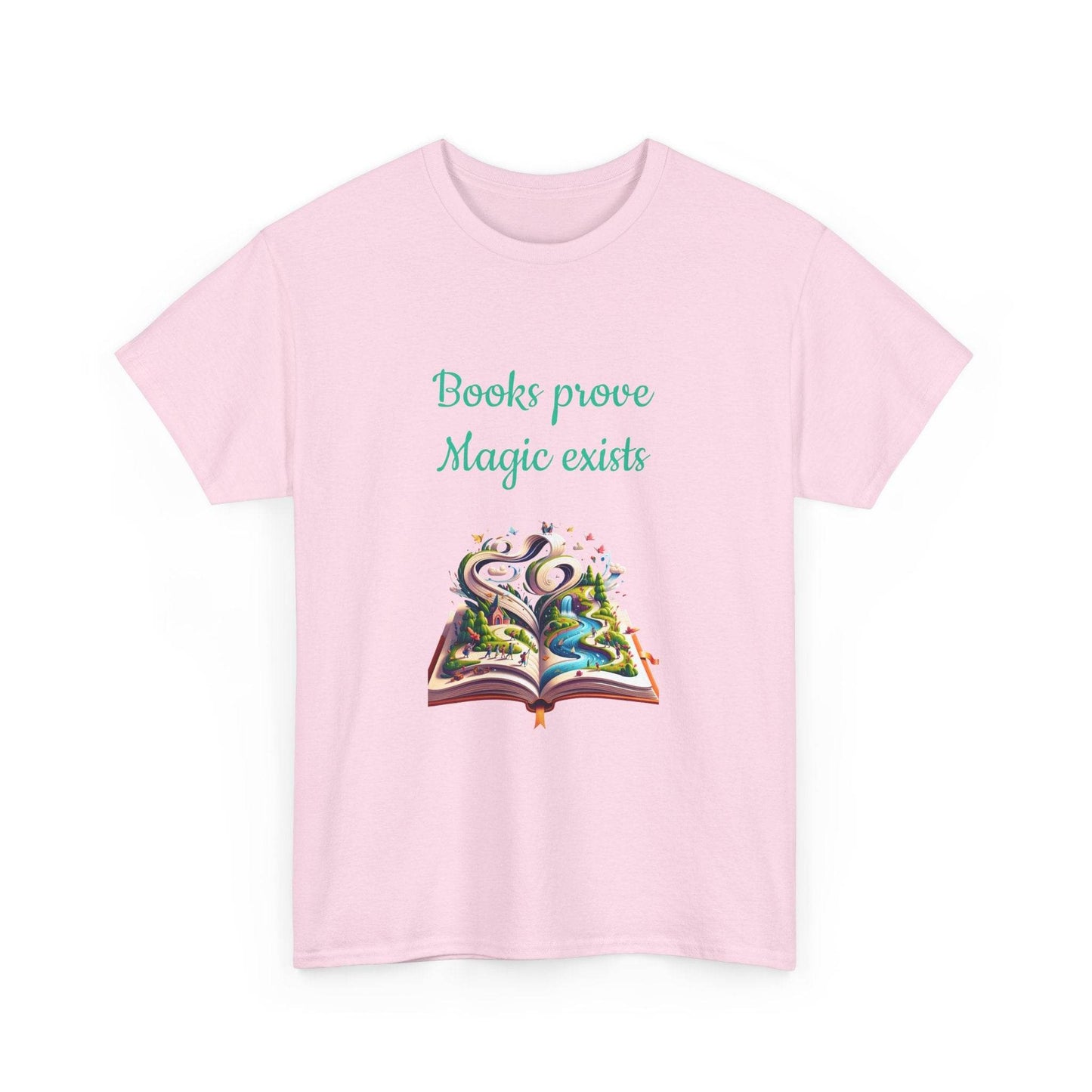 Magic Exists -A Unisex Heavy Cotton Tee - Perfect for Book Lovers - The Dreamer's Bookshop.