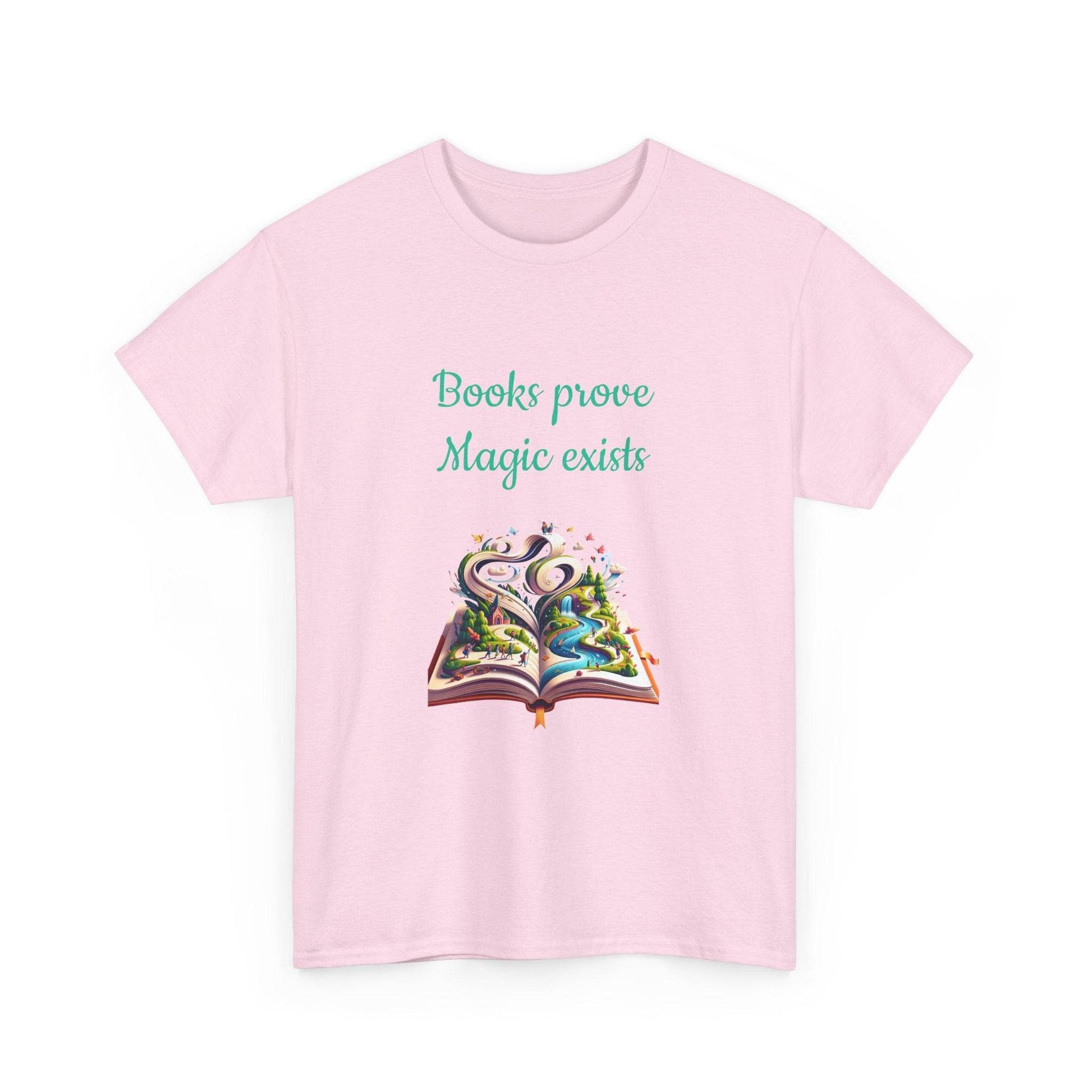 Magic Exists -A Unisex Heavy Cotton Tee - Perfect for Book Lovers - The Dreamer's Bookshop.