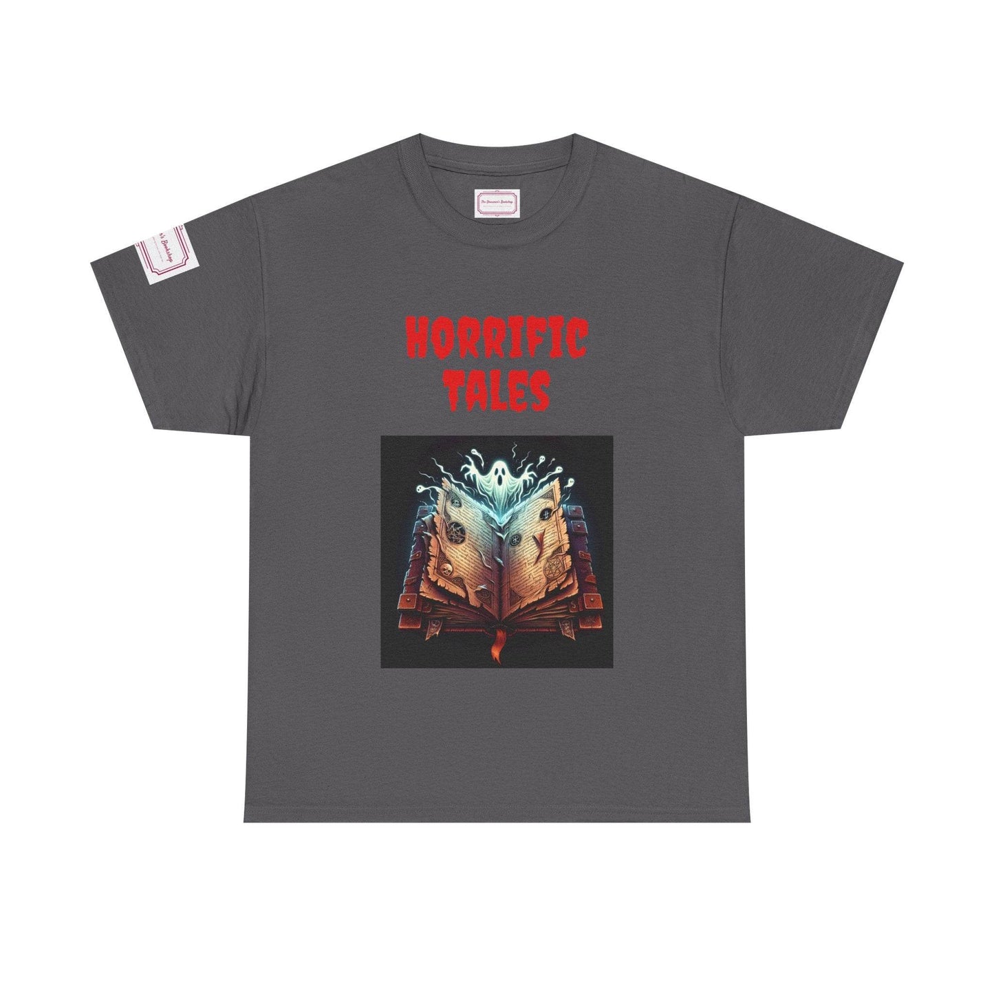 Horrific Tales - Unisex Heavy Cotton Tee - Perfect for Book Lovers - The Dreamer's Bookshop.