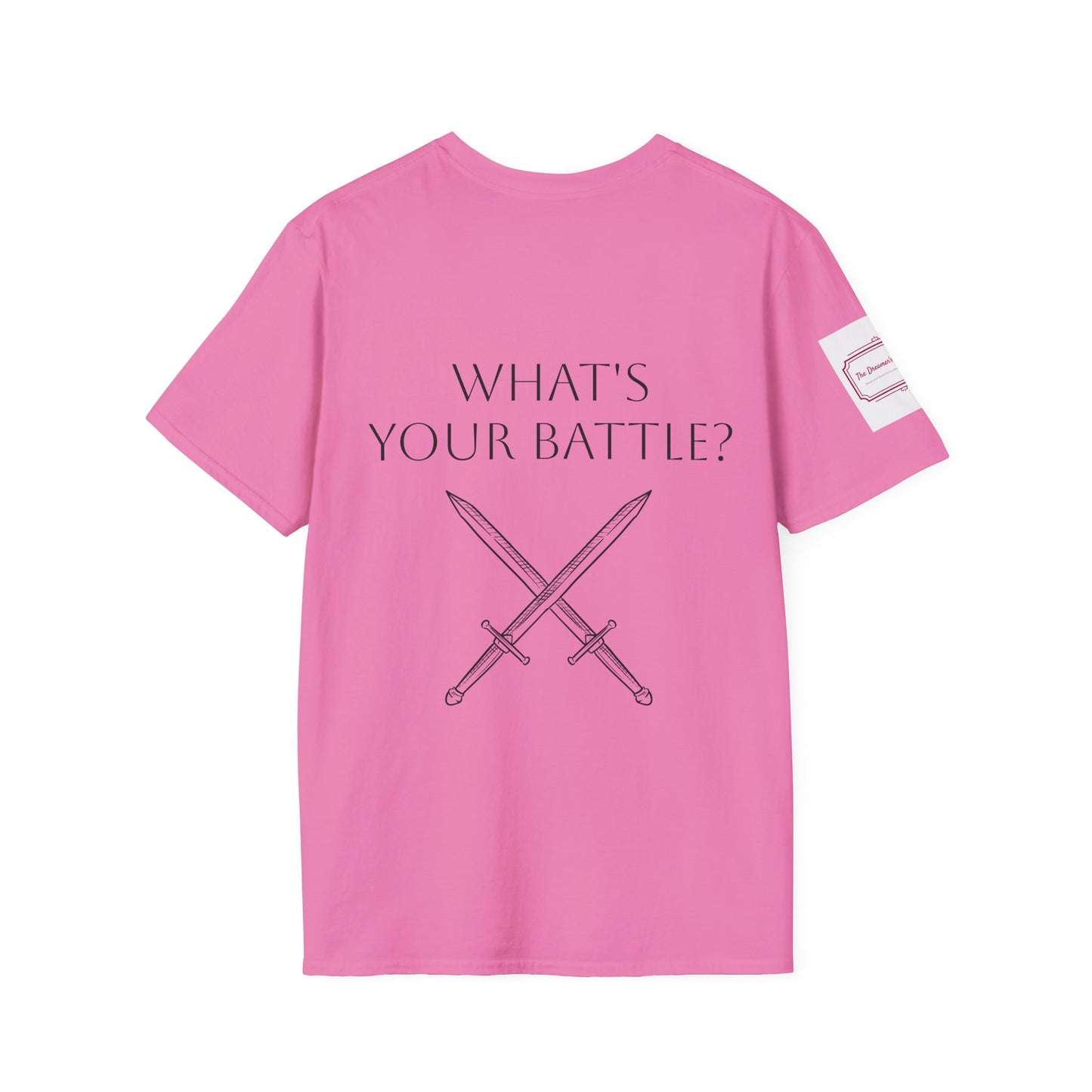 Anxiety Warrior Unisex Softstyle T-Shirt - Empowering Battle Against Mental Health