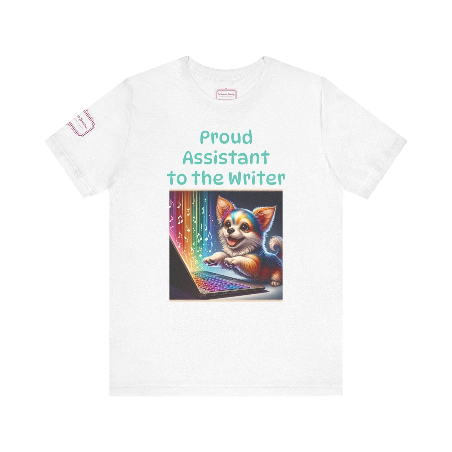 Assistant Writer Tee - Fun Short Sleeve Shirt for Writers & Book Lovers - The Dreamer's Bookshop.