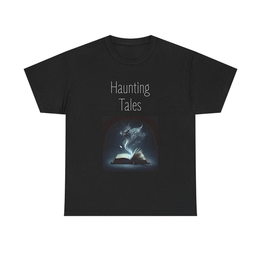 Haunting Tales - A Unisex Heavy Cotton Tee - Perfect for Book Lovers - The Dreamer's Bookshop.