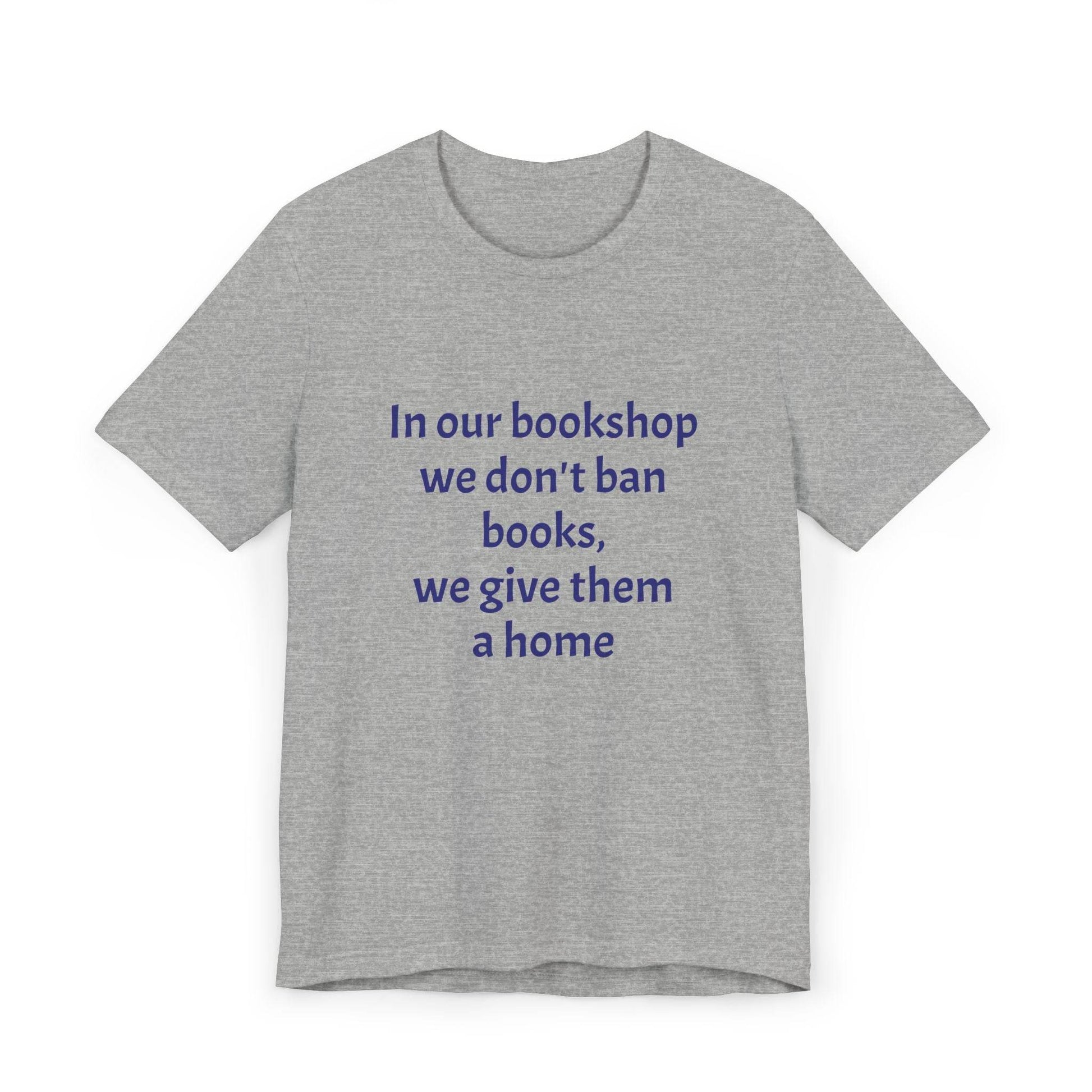Inspirational Unisex Jersey T-Shirt - In our bookshop Vibe - The Dreamer's Bookshop.