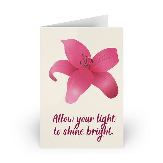 The Dreamer's Bookshop - Love Yourself Card "Your light" - The Dreamer's Bookshop.