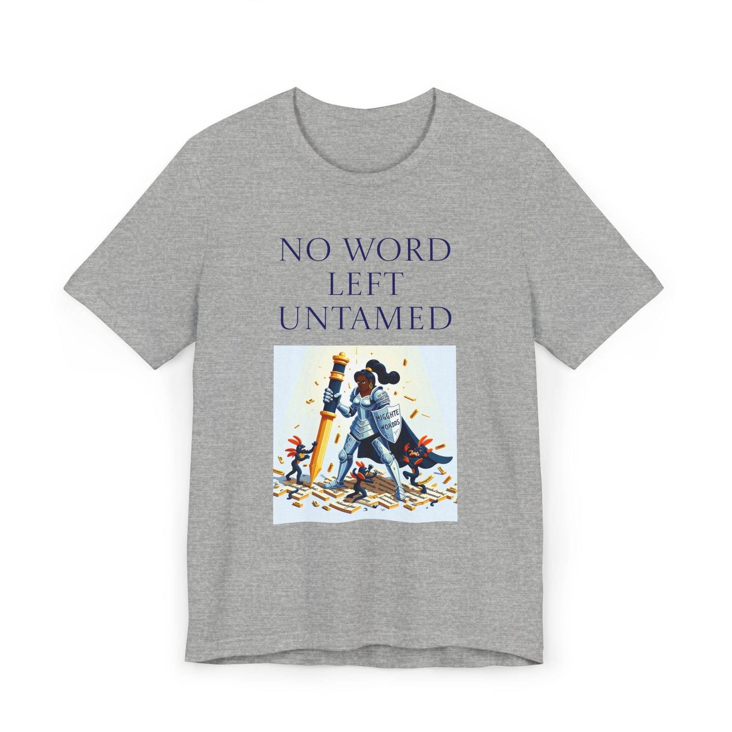 Unisex Jersey T-Shirt - No Word - The Dreamer's Bookshop.