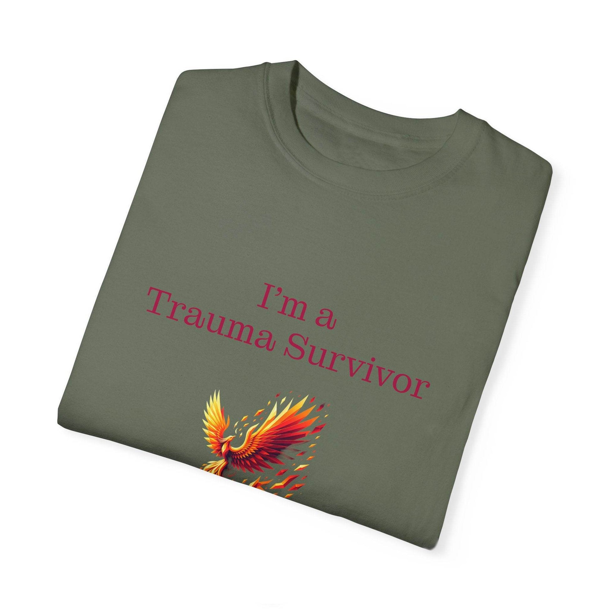 Trauma Survivor Unisex T-Shirt - Empowering Tee for Healthcare Awareness - The Dreamer's Bookshop.